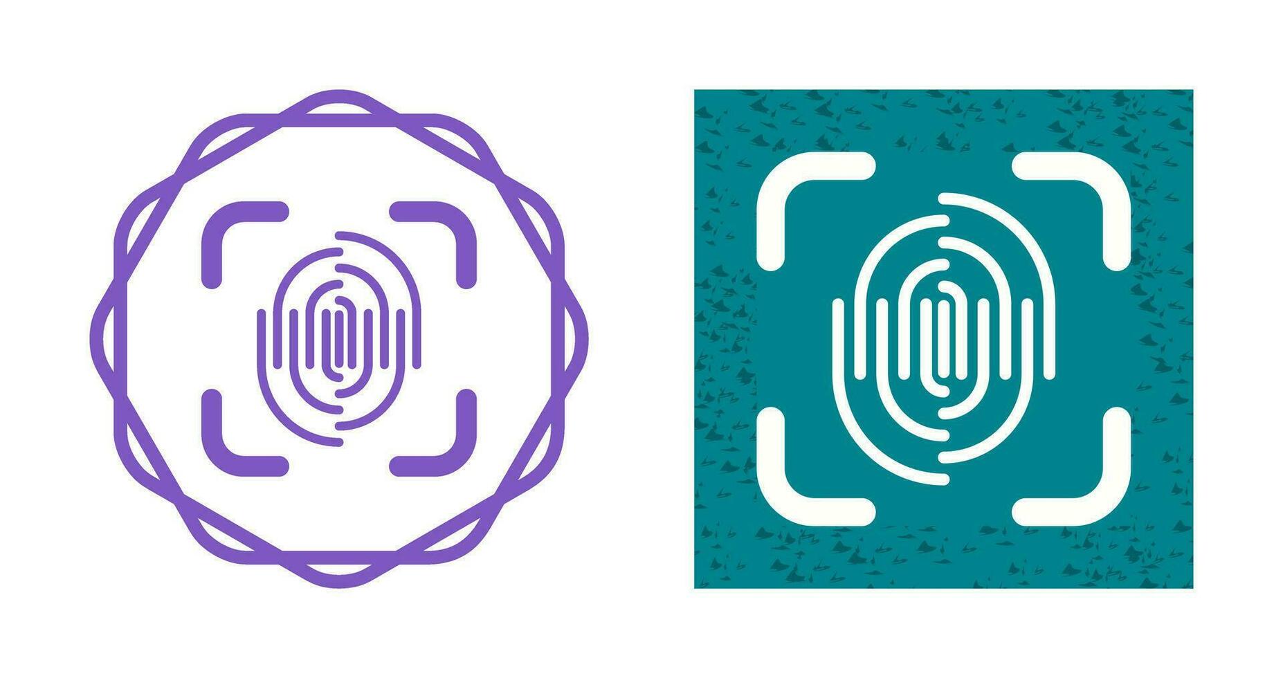 Fingerprint Vector Icon