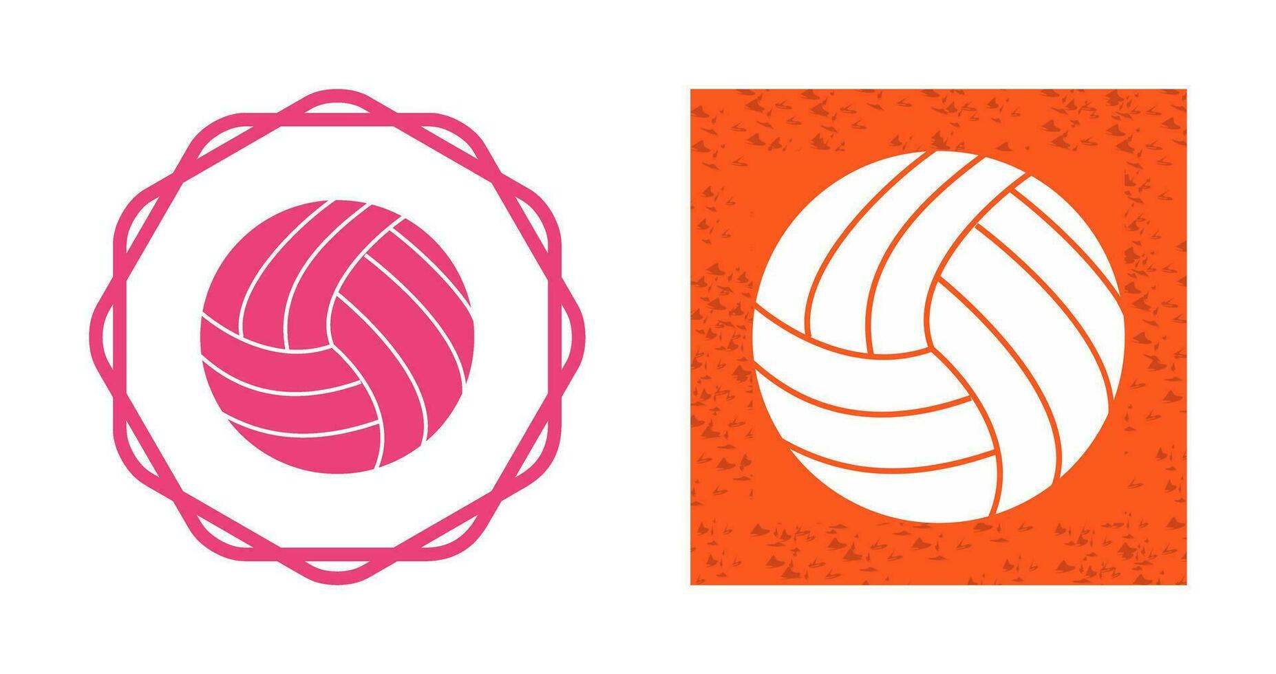 icono de vector de pelota de voleibol