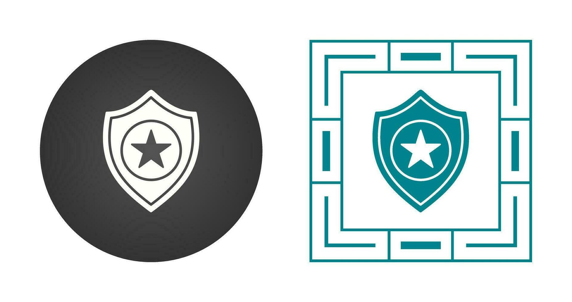 Police Badge Vector Icon