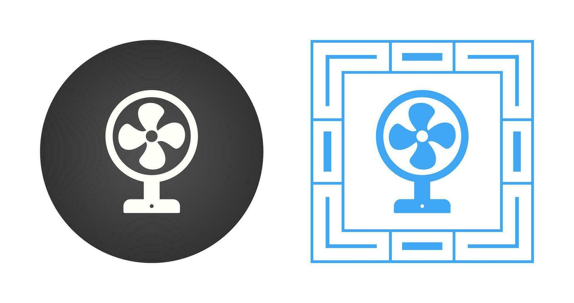 Electric Fan Vector Icon