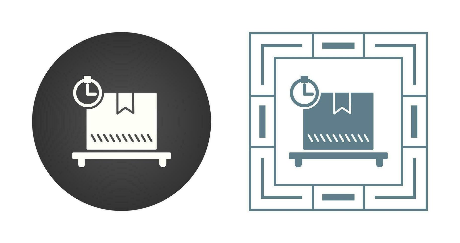 Package Pending Vector Icon