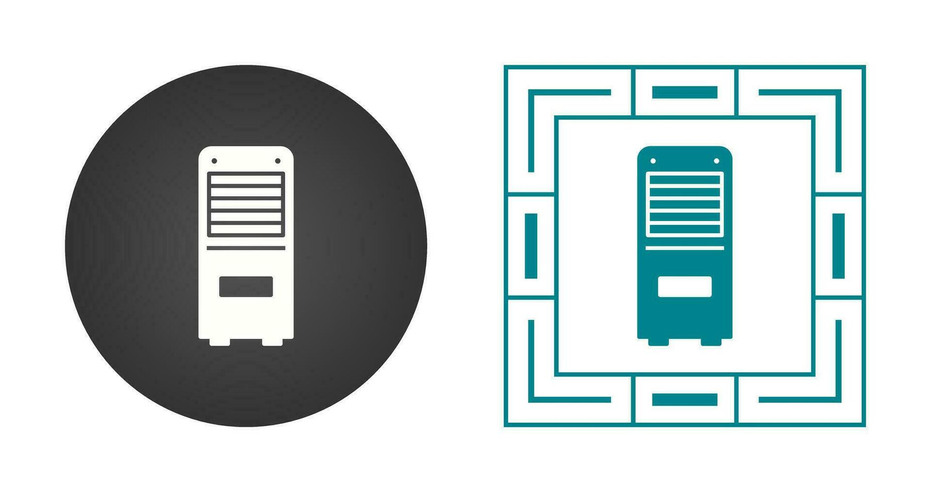 Mobile Air Conditioner Vector Icon