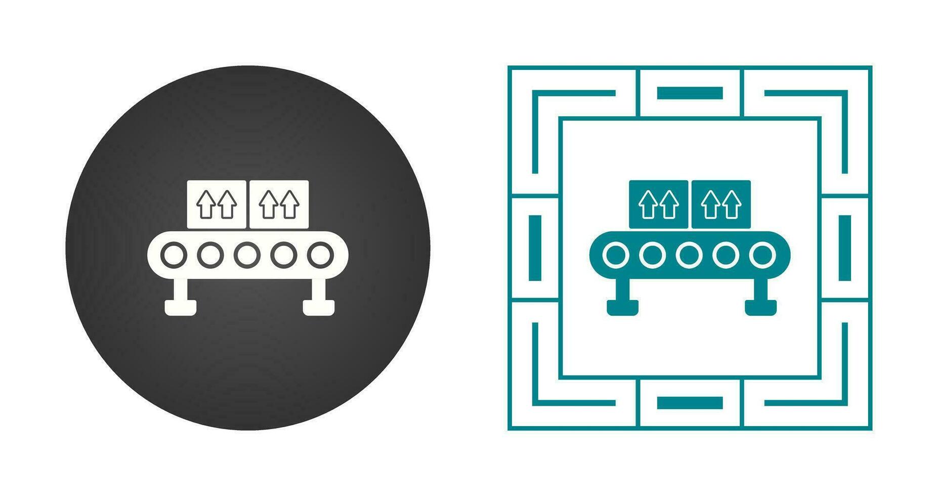 Assembly Line Vector Icon