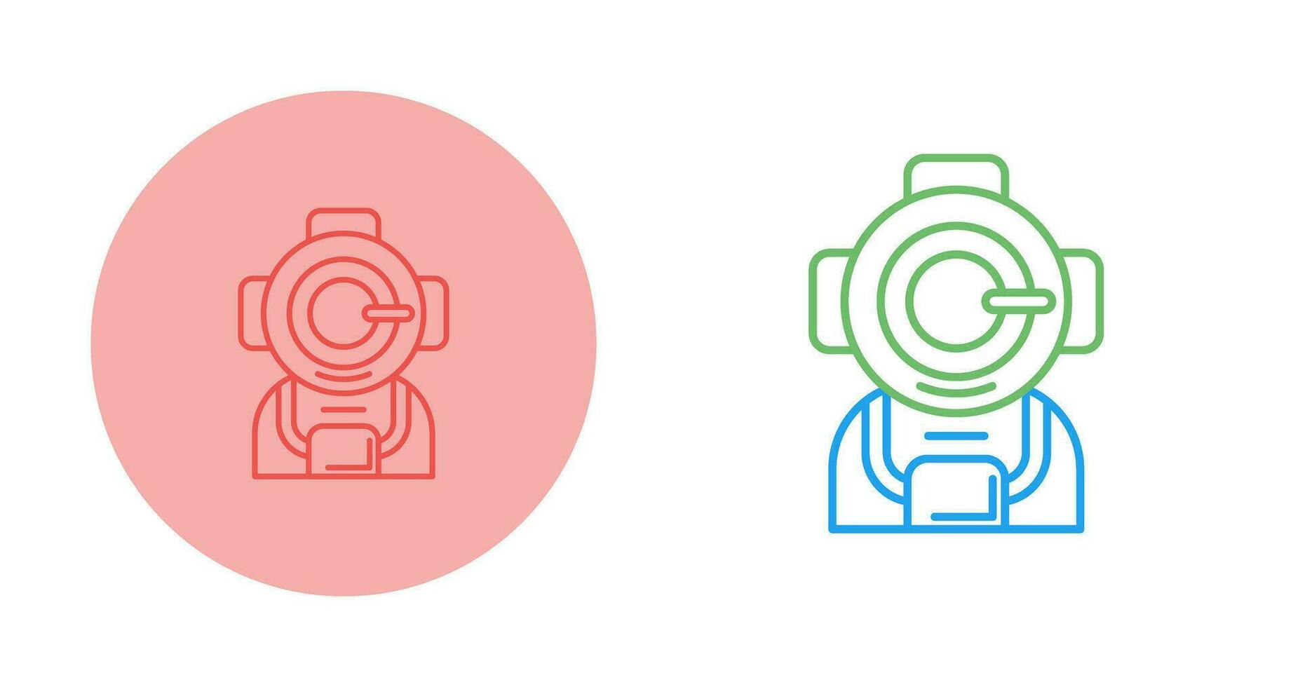 Diving Helmet Vector Icon