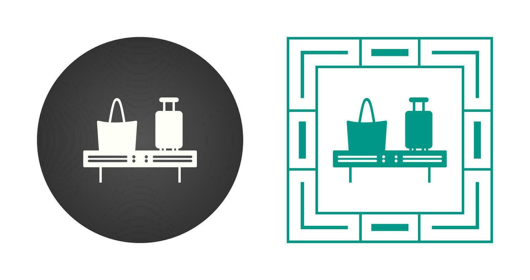 Luggage Carousel Vector Icon