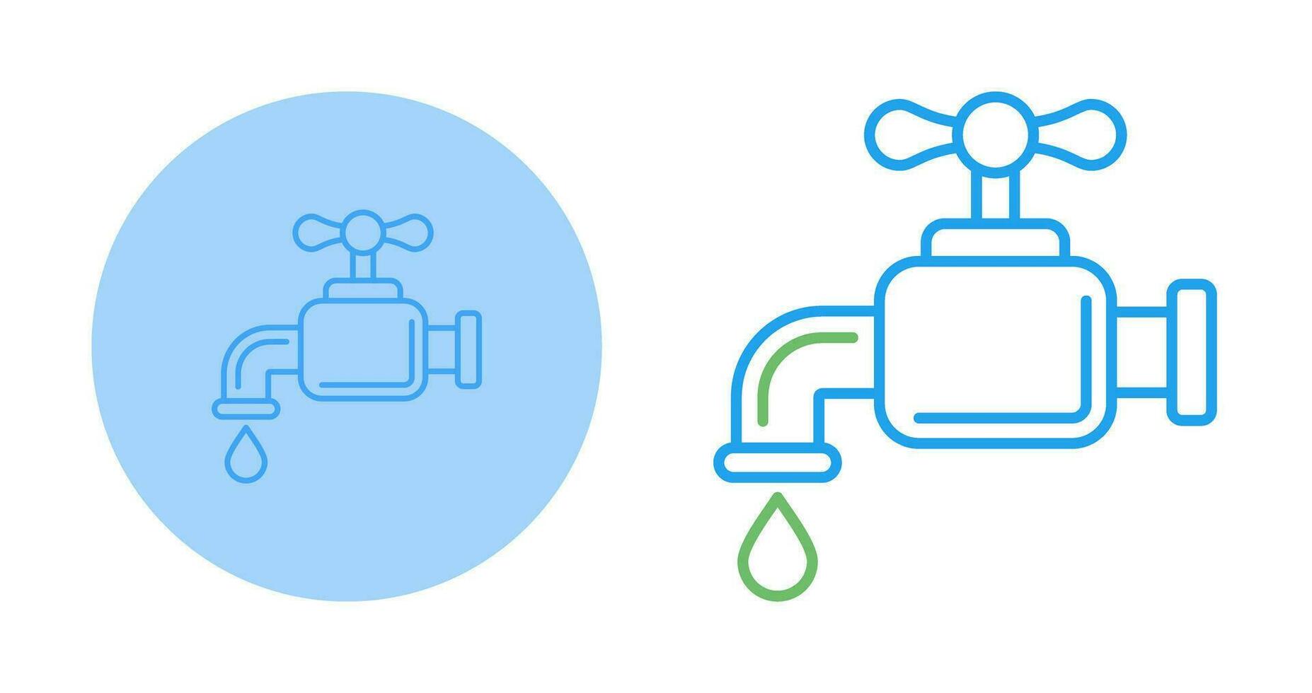 Water Faucet Vector Icon