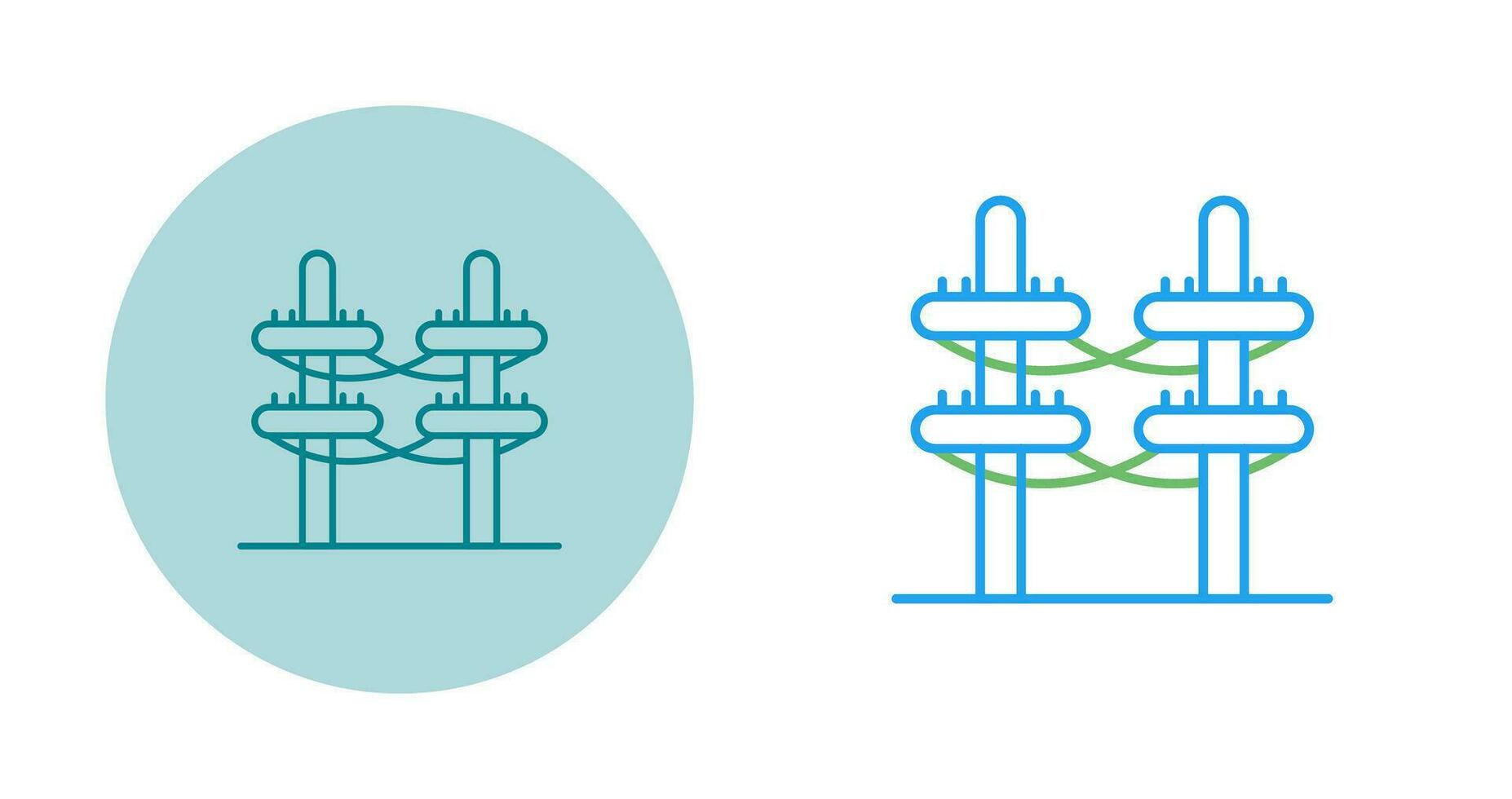 icono de vector de torre eléctrica