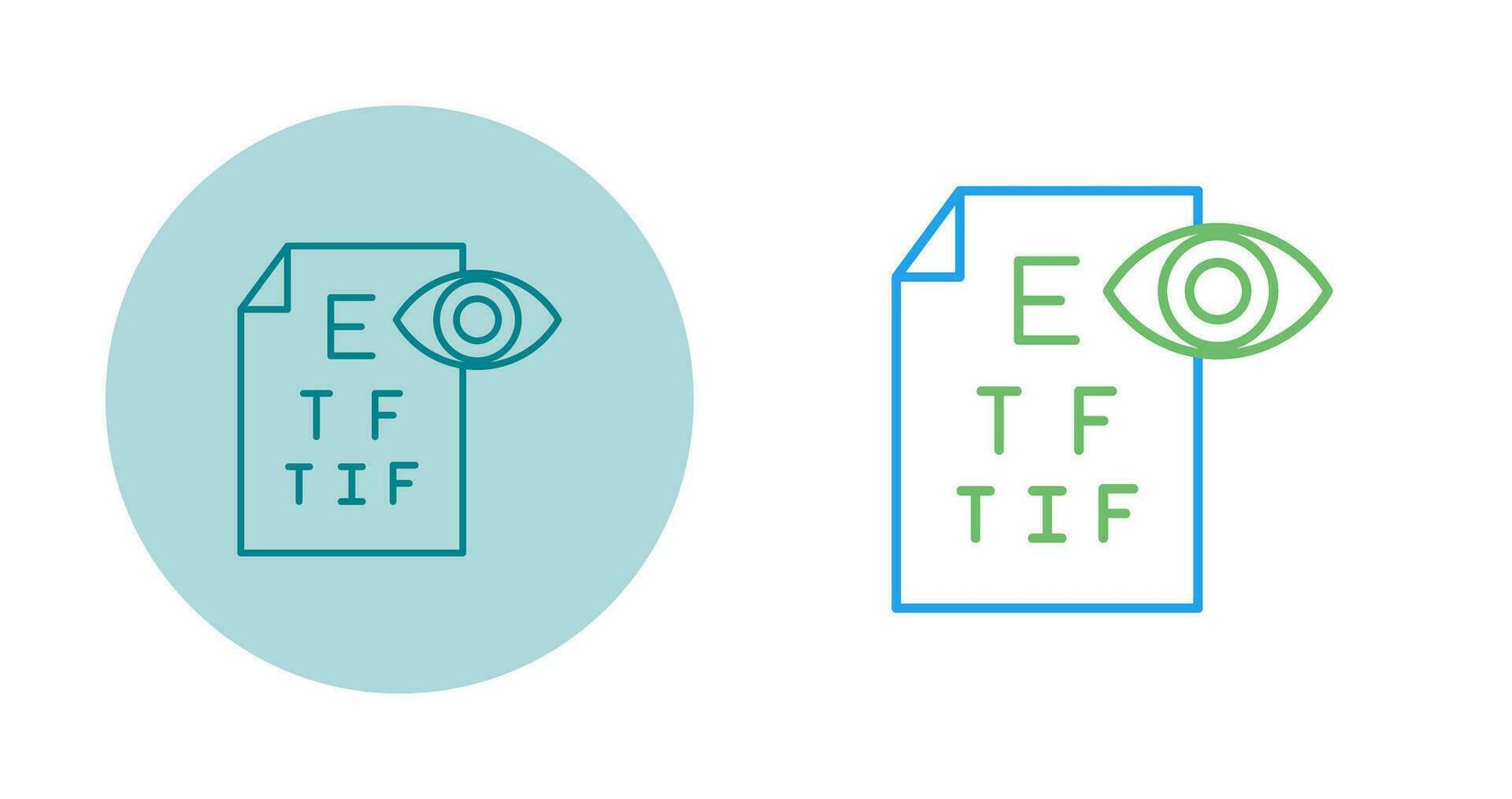 Eye Test Vector Icon