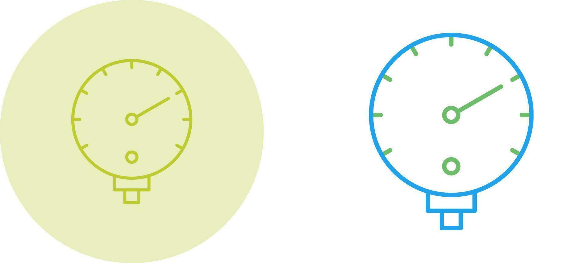 Pressure Gauge Vector Icon