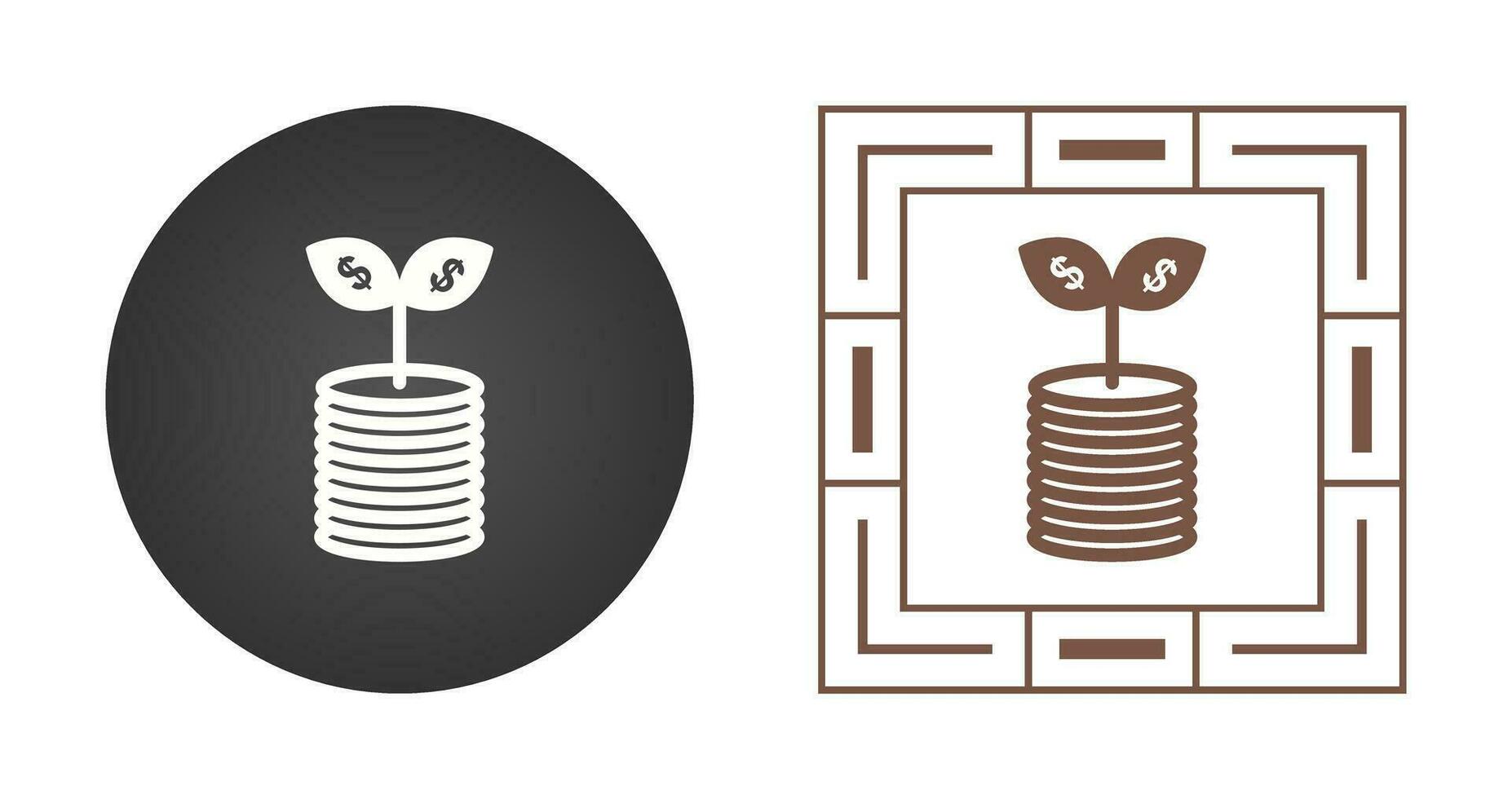 Money Growth Vector Icon