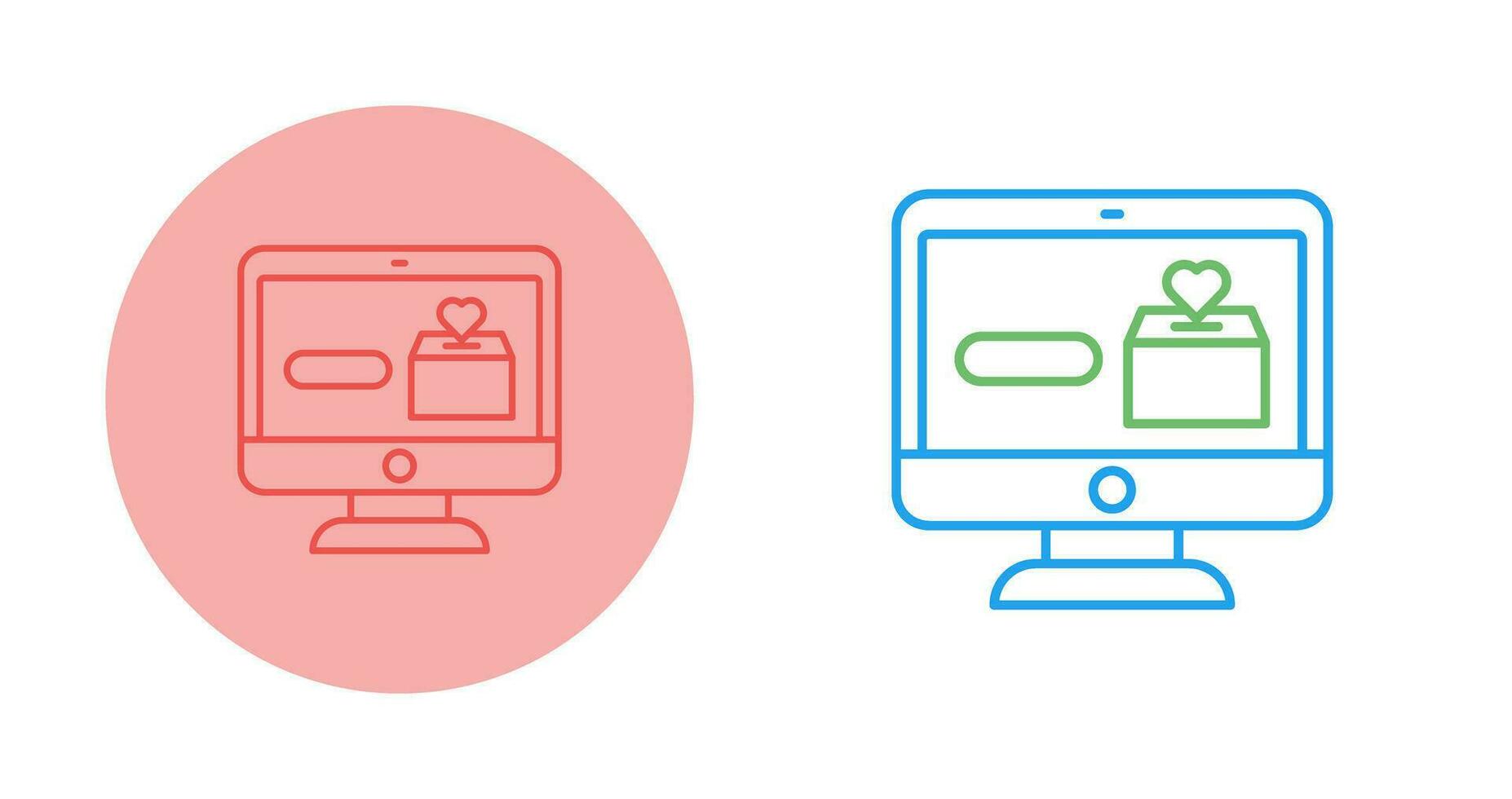 Online Donation Vector Icon