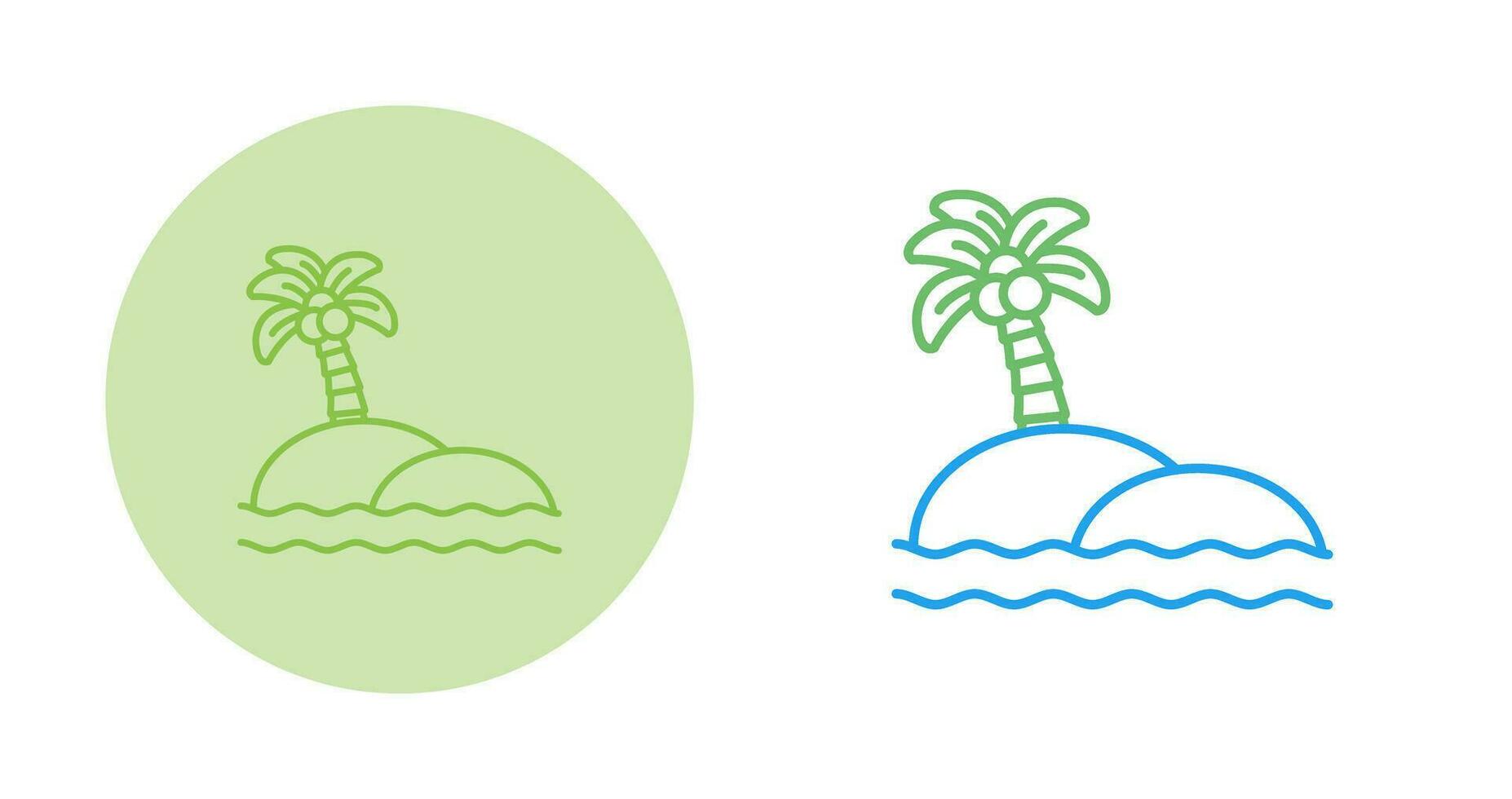 Island Vector Icon