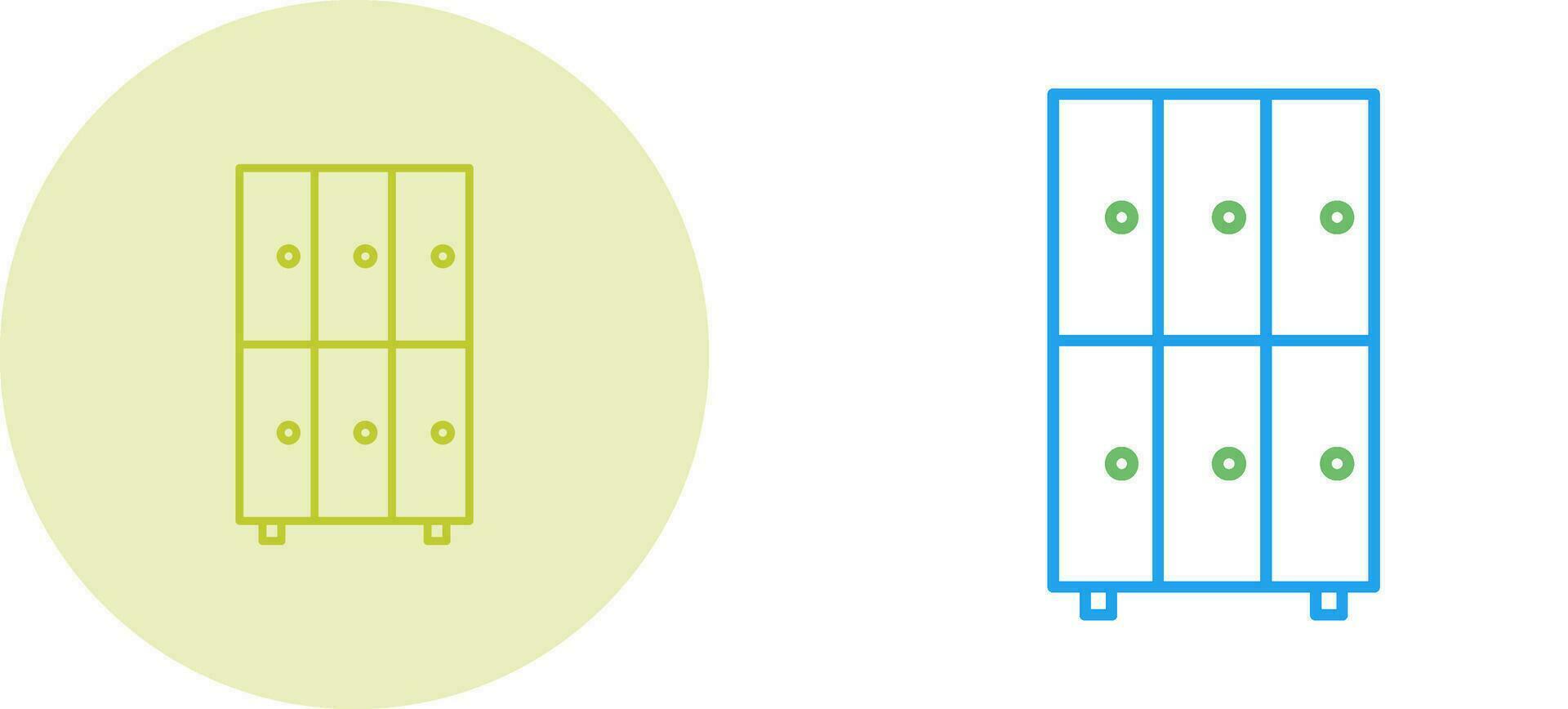 Lockers Vector Icon