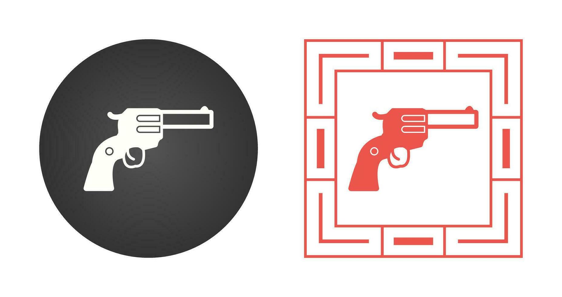 Revolver Vector Icon