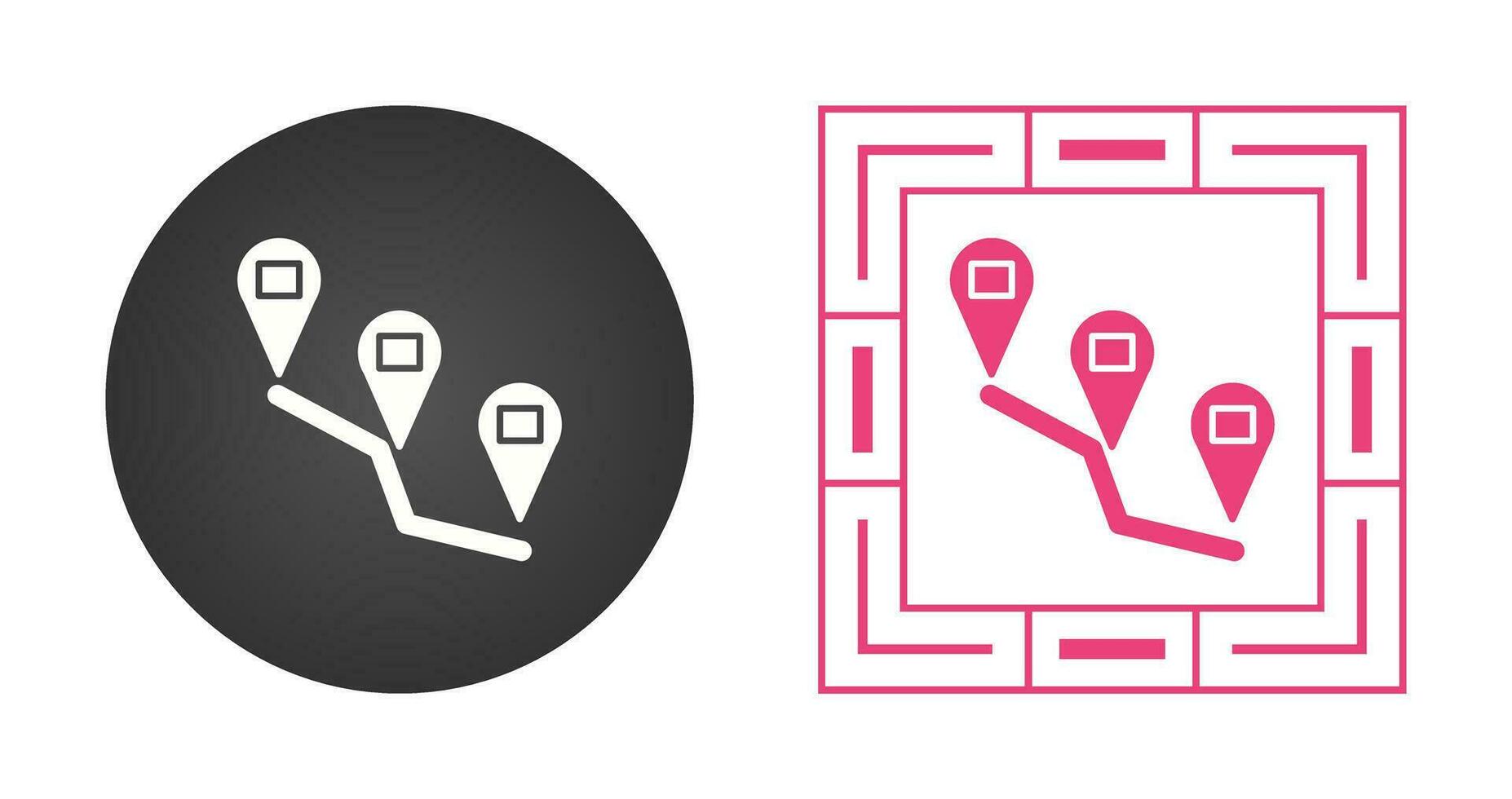 Reaching Destination Vector Icon