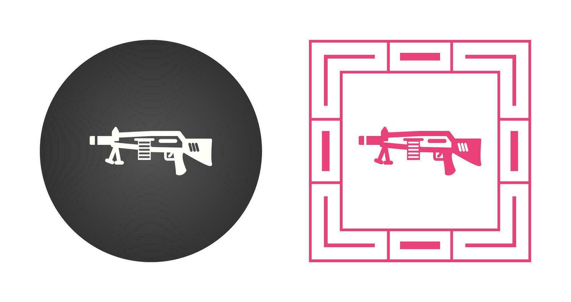 Machine Gun Vector Icon