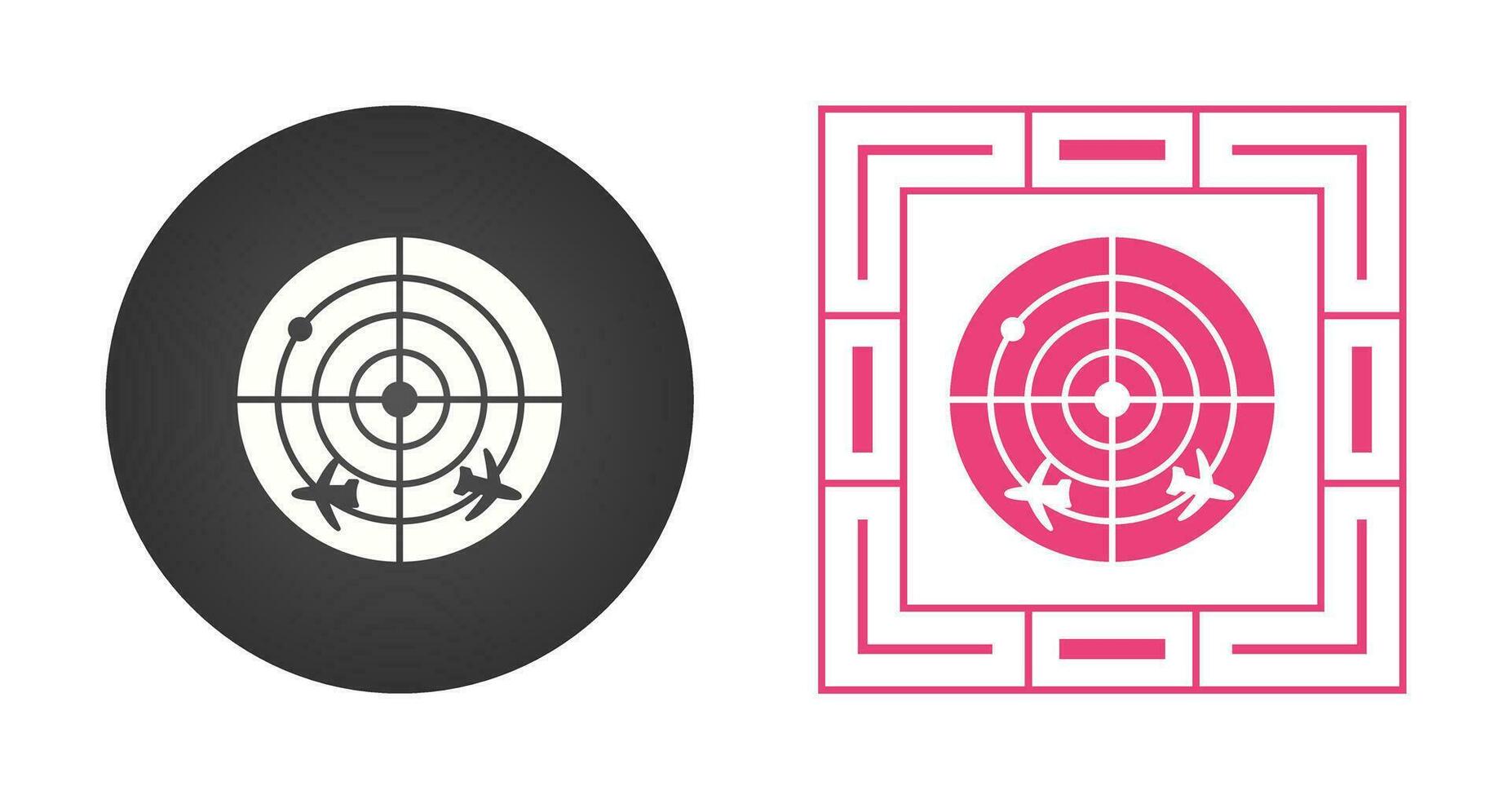 Radar Screen Vector Icon