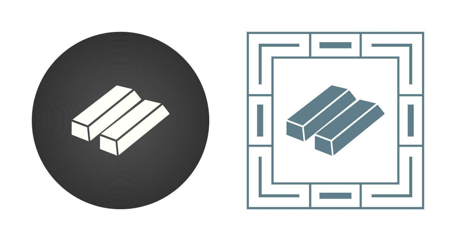 Gold Bars Vector Icon