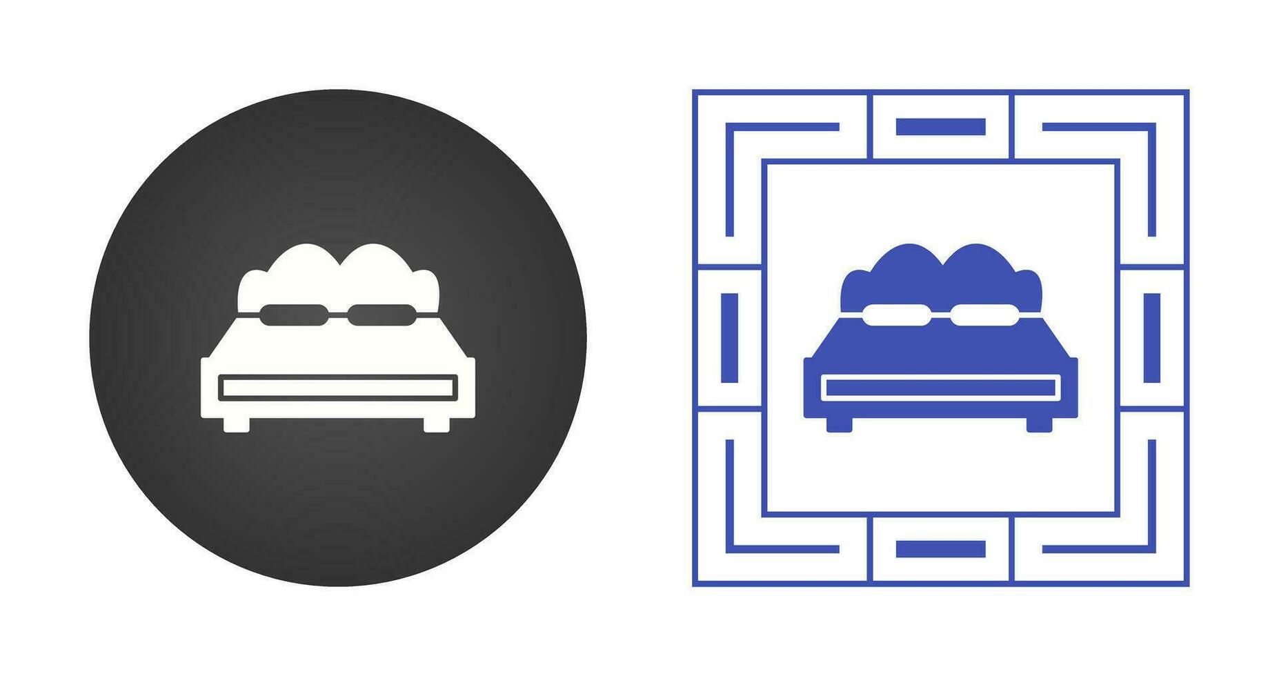 Double Bed Vector Icon