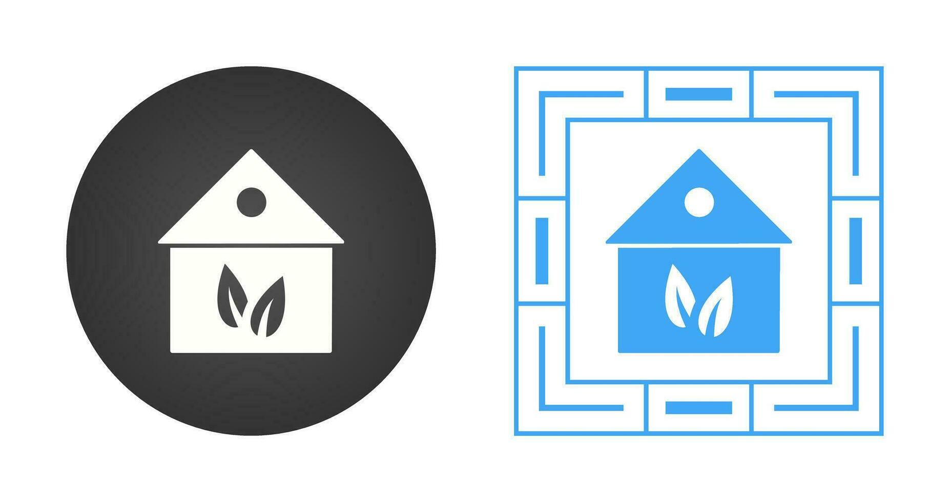 Green House Vector Icon