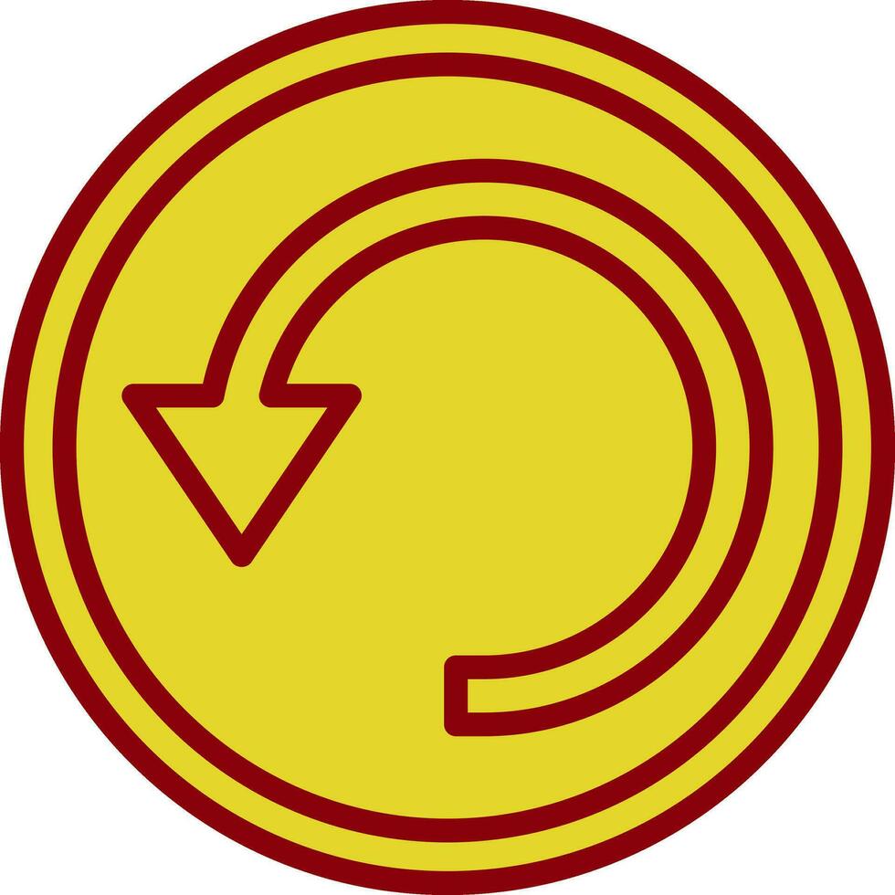 Circular Arrow Vector Icon Design
