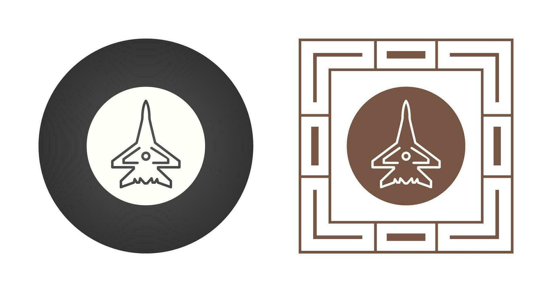 Fighter Plane Vector Icon