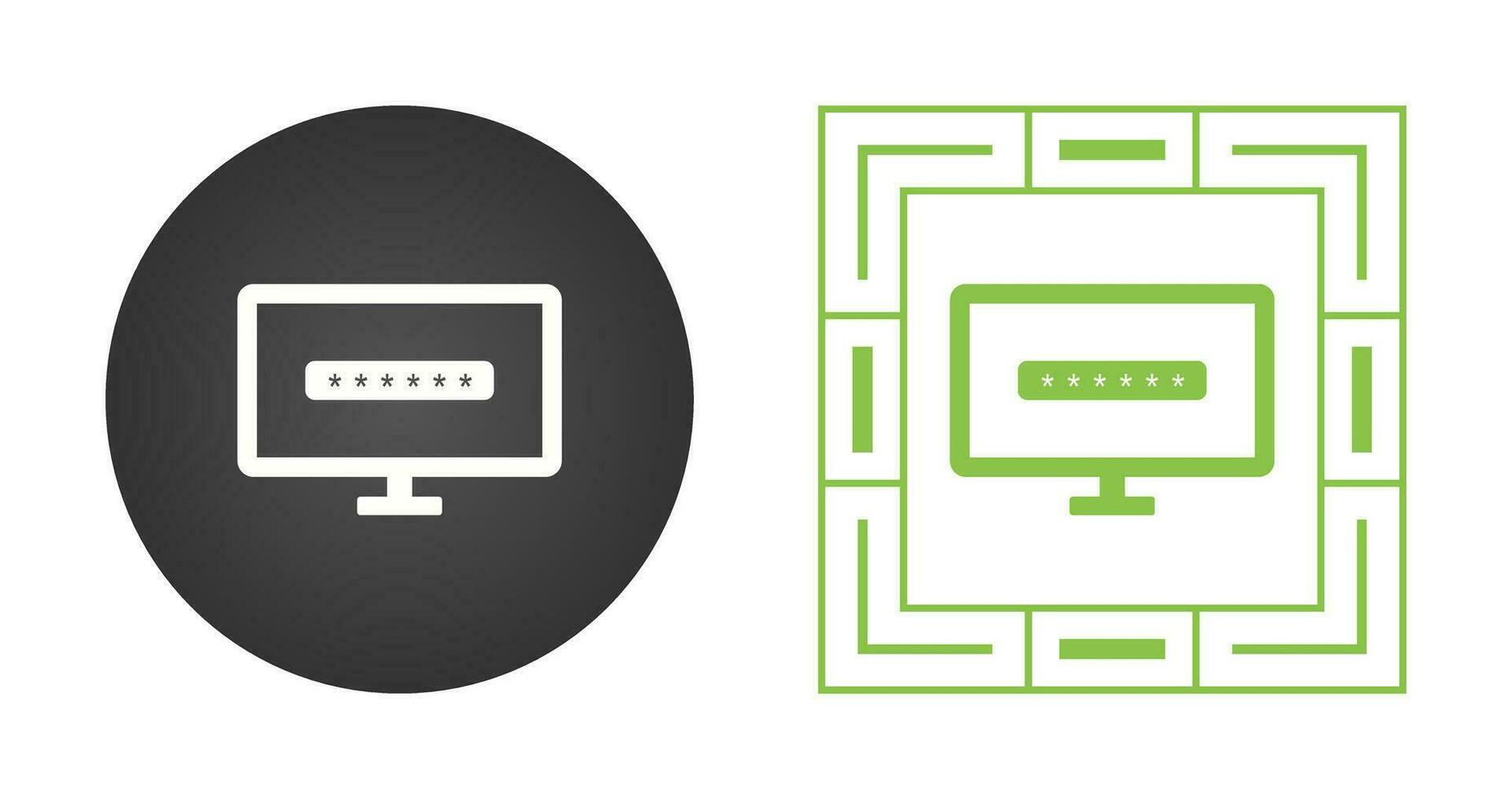 System Password Vector Icon