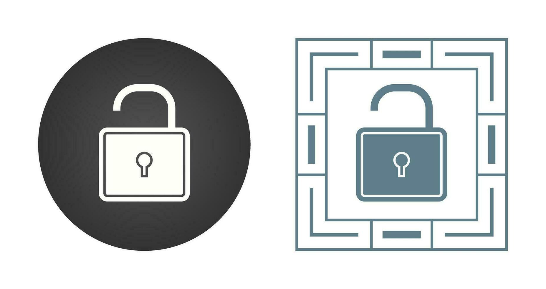 Open Lock Vector Icon Vector Icon