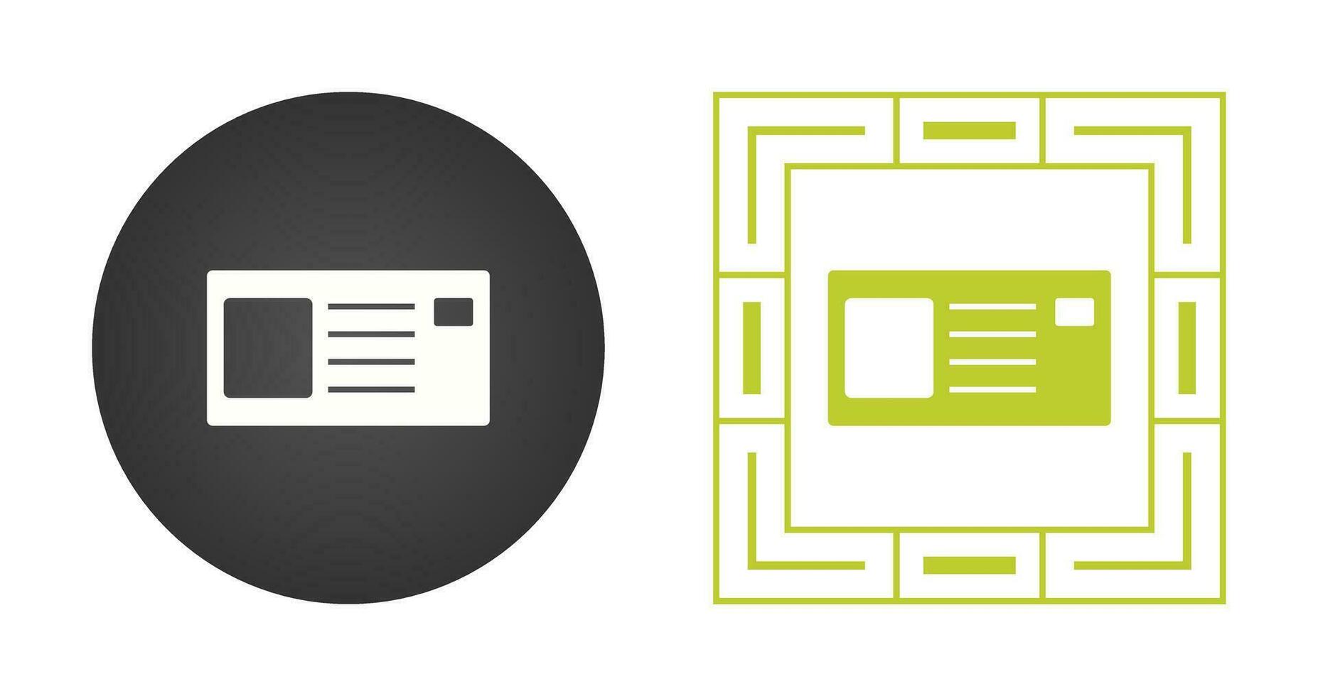 Identity Card Vector Icon
