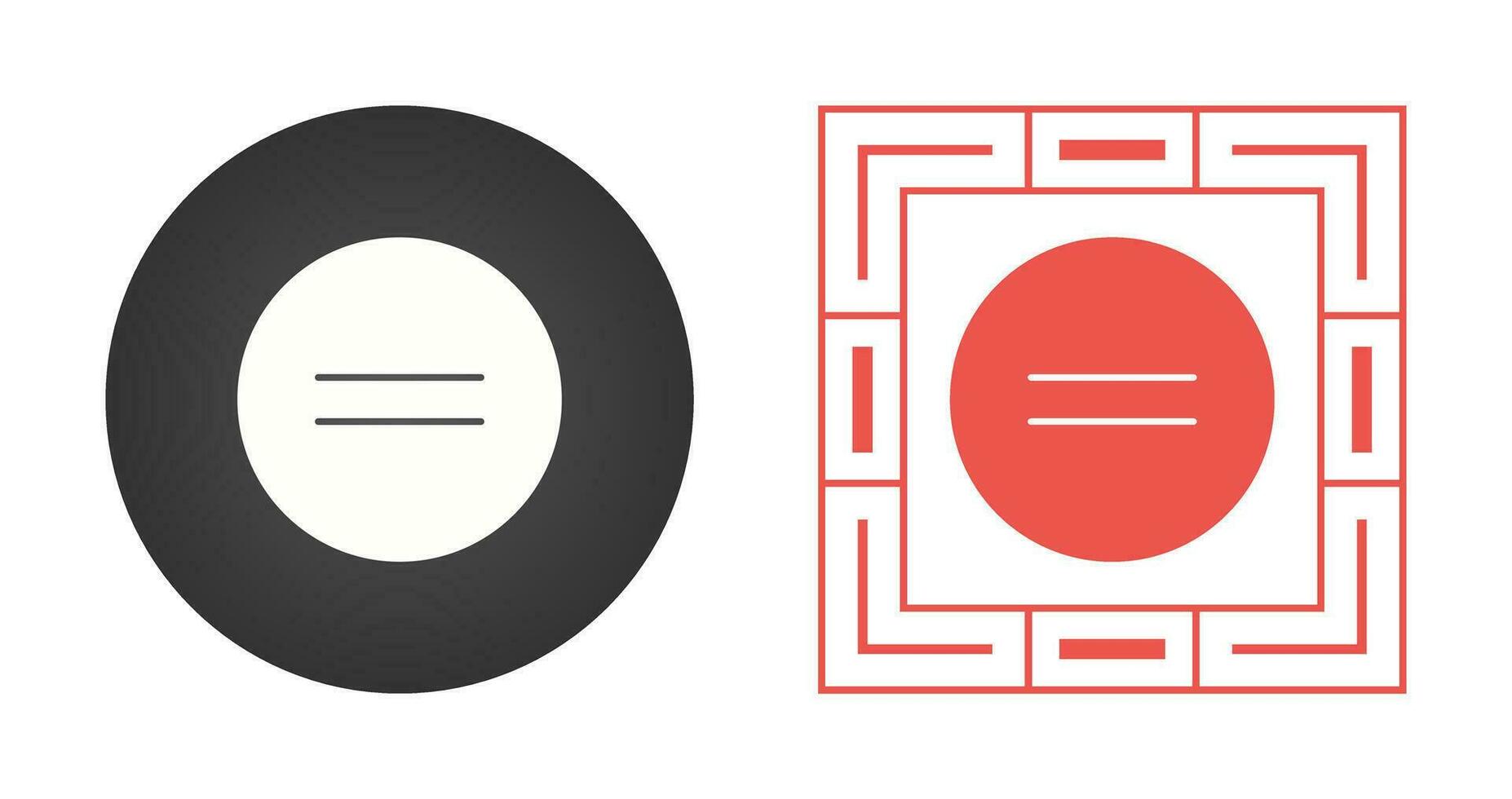 Equal To Vector Icon