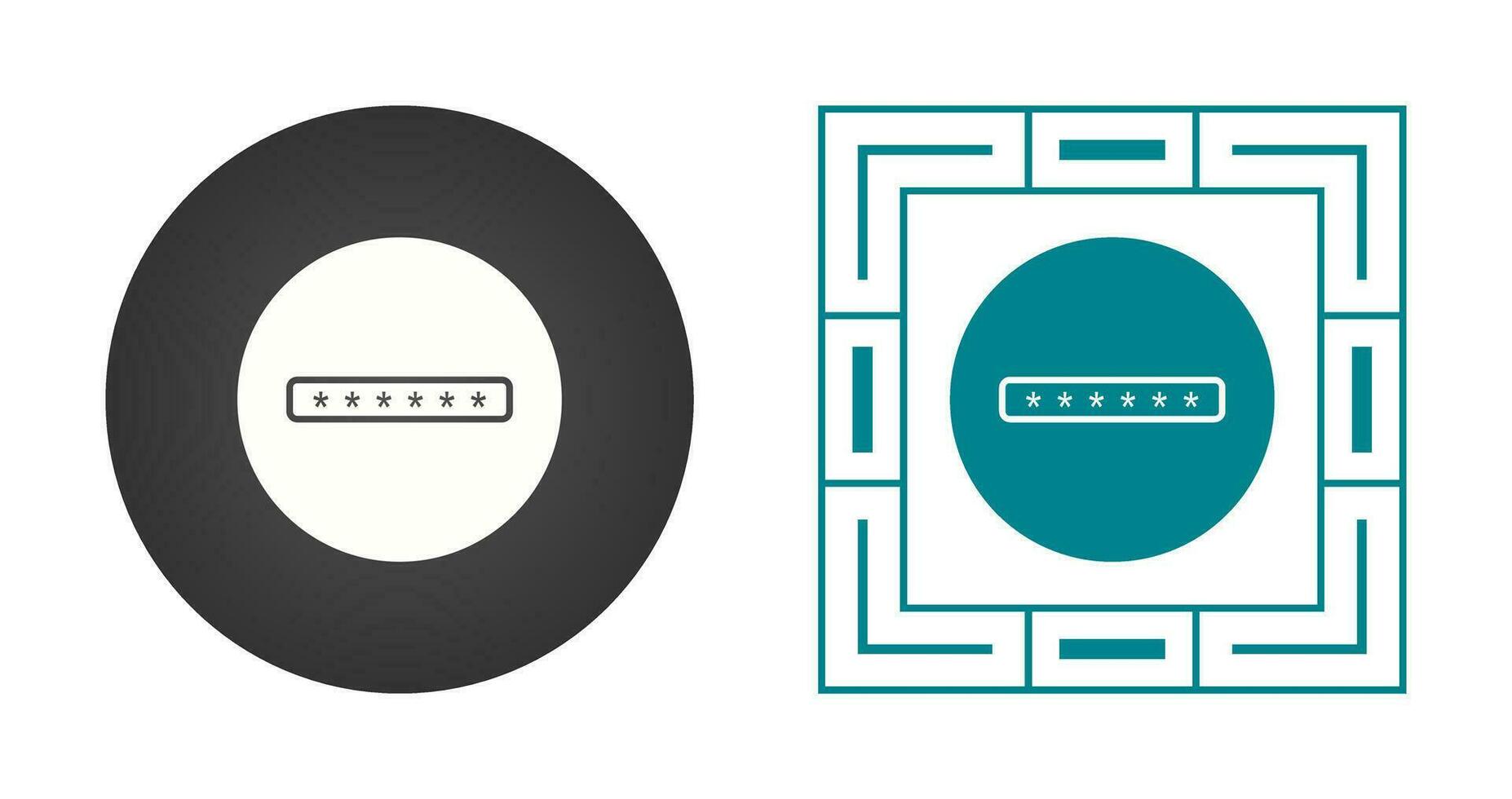 Password field Vector Icon