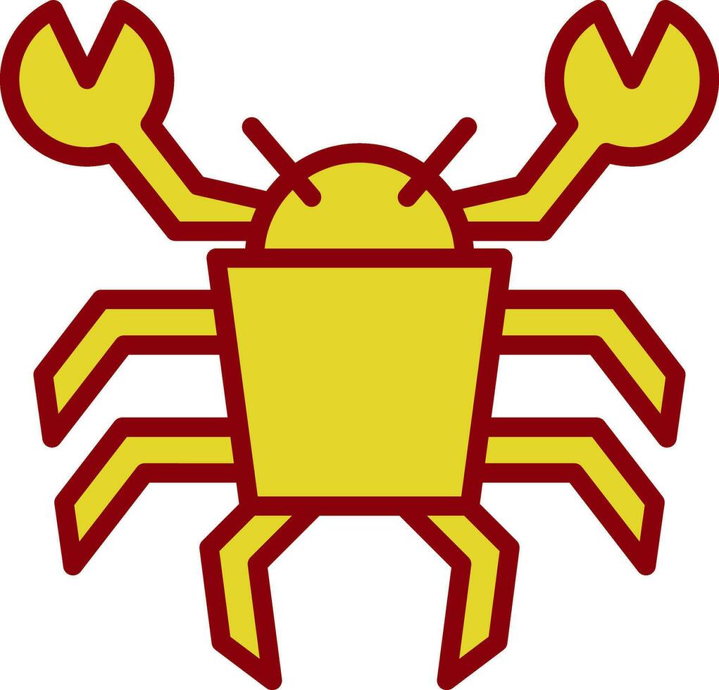 Crab Vector Icon Design