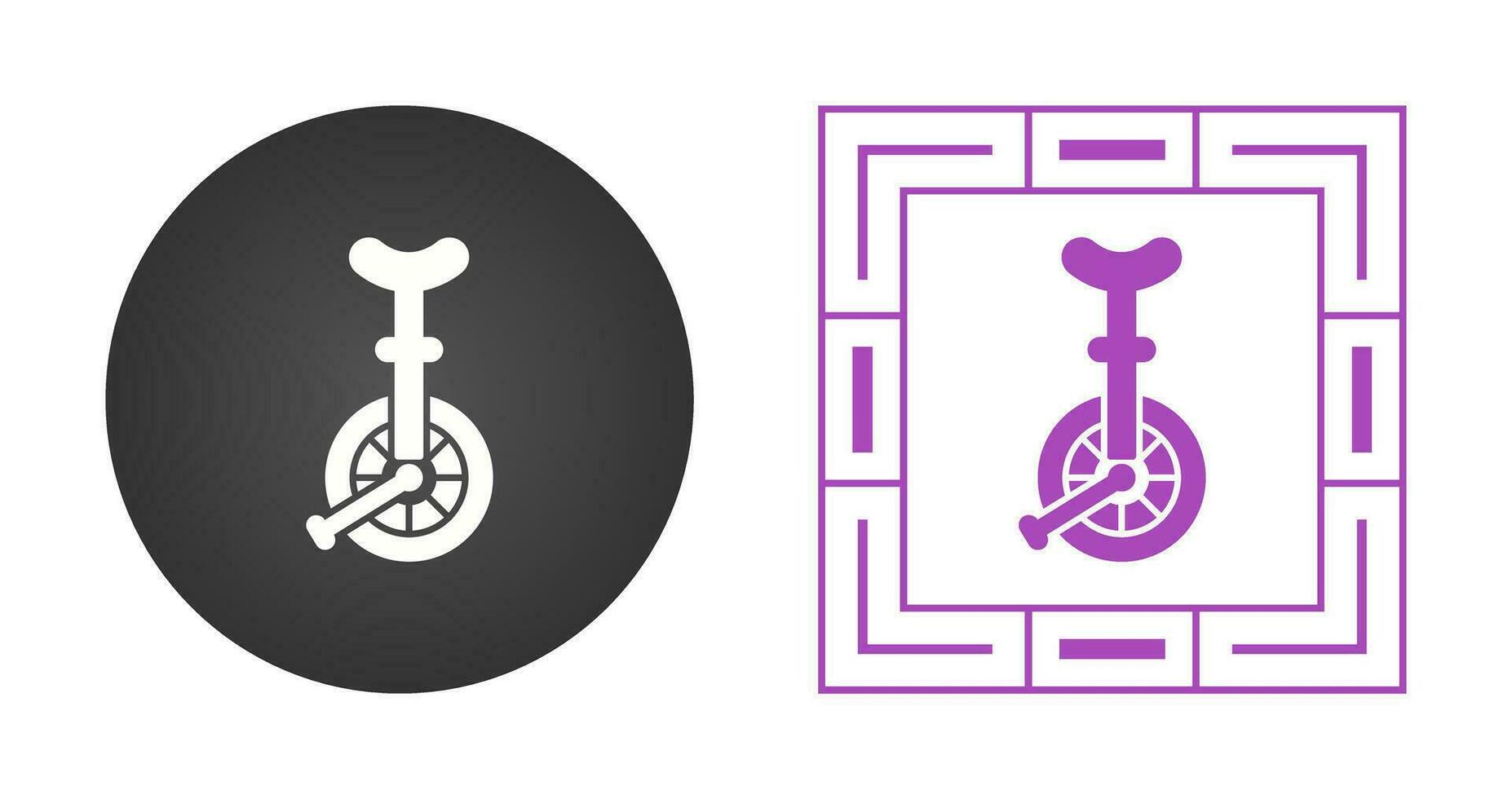 Unicycle Vector Icon