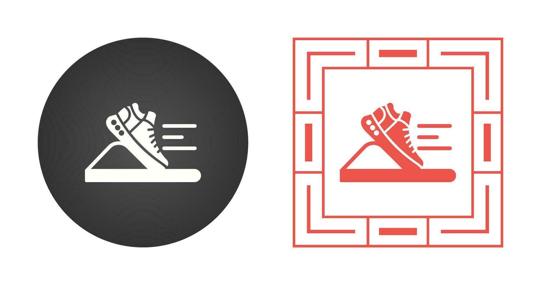 Starting Block Vector Icon