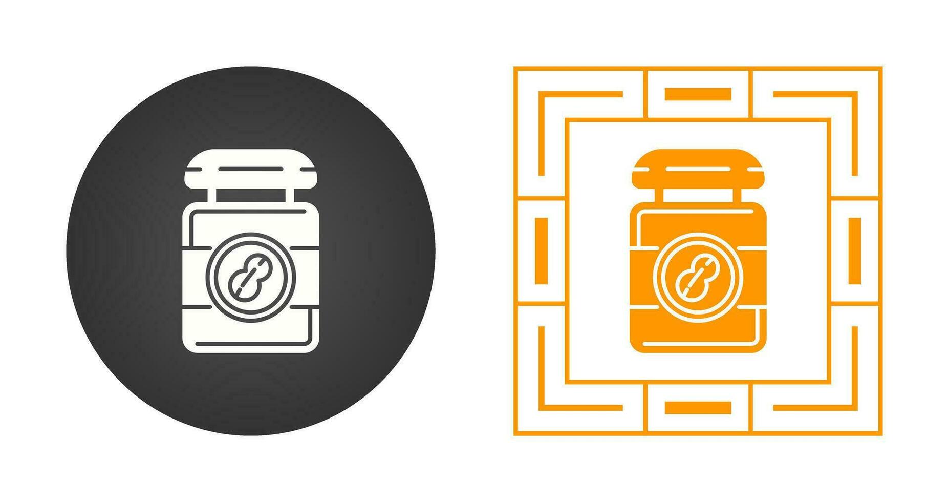 Peanut Butter Vector Icon