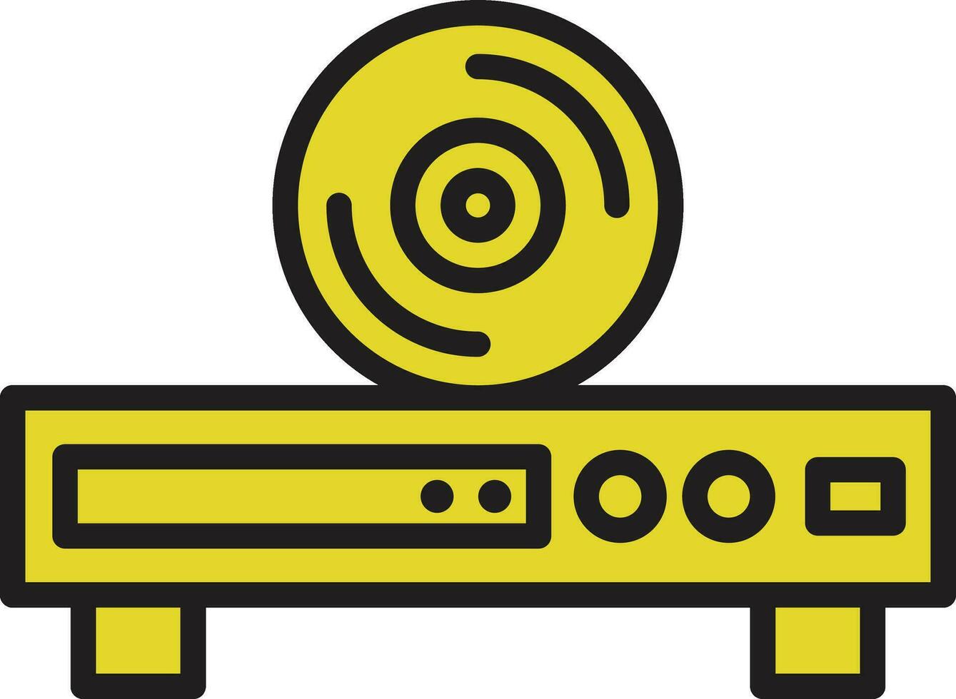 Dvd Player Vector Icon Design