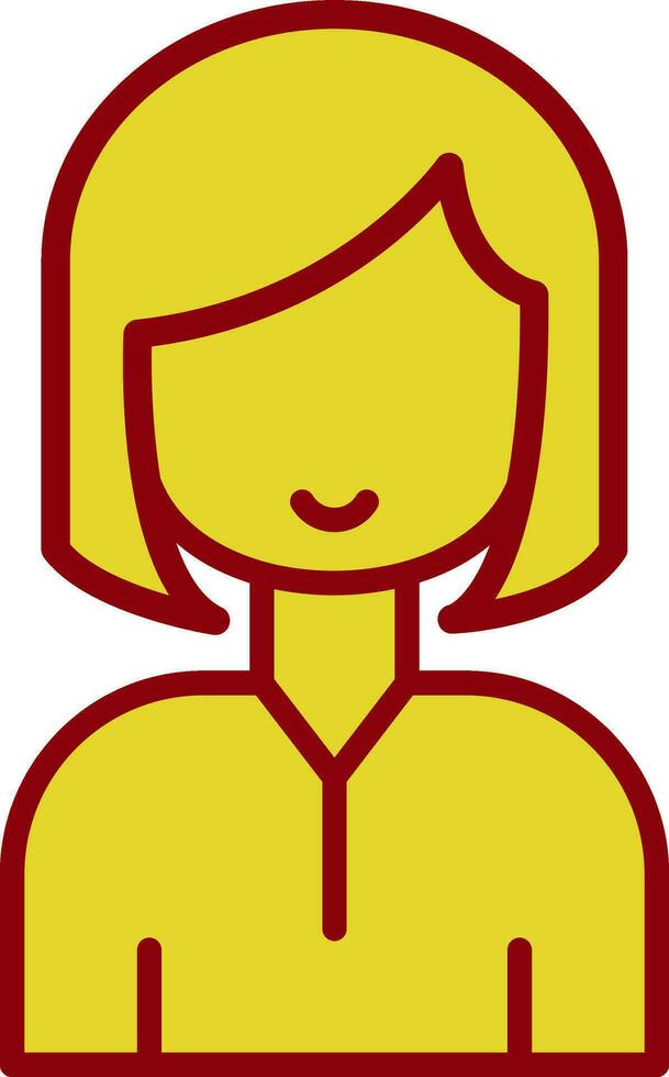 Female Vector Icon Design