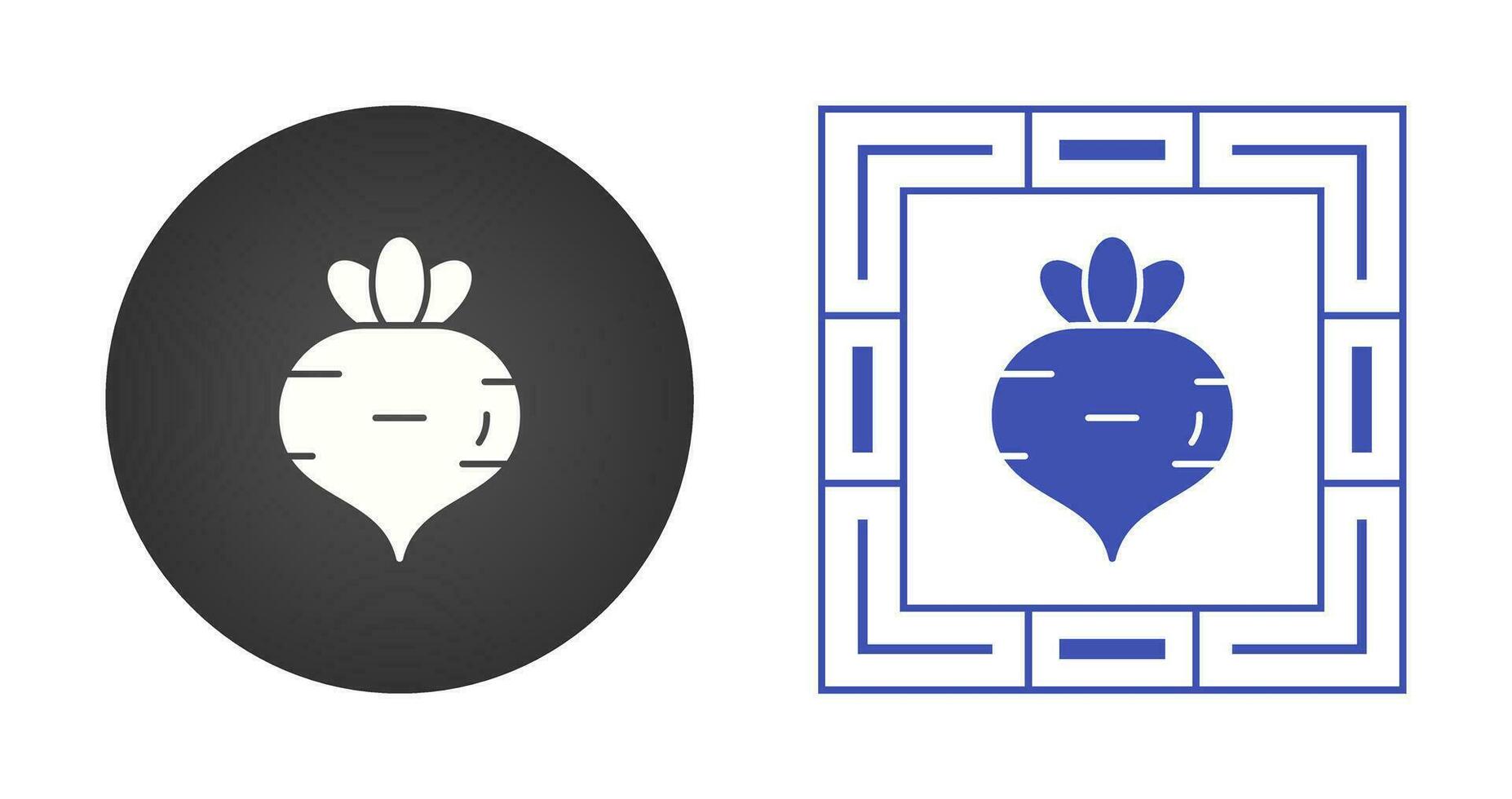 Turnip Vector Icon
