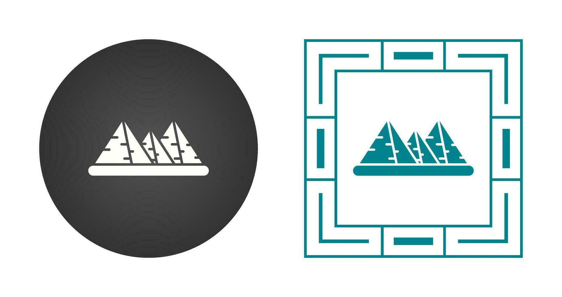 Pyramid Vector Icon