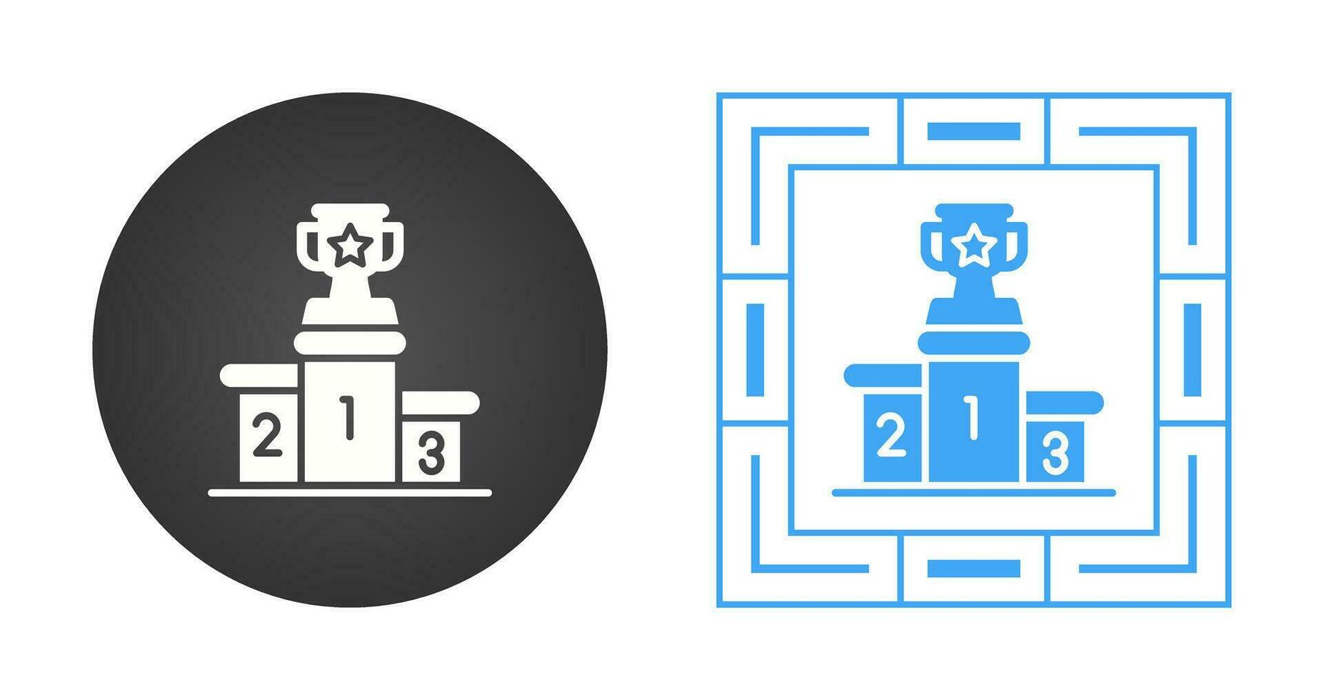Podium Vector Icon