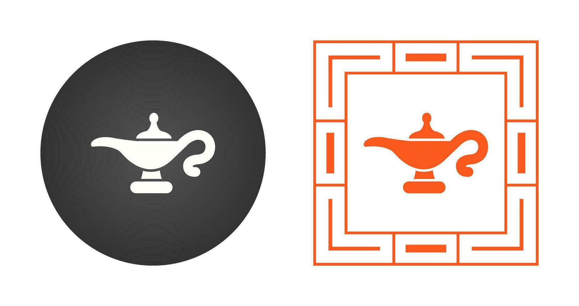 Genie Lamp Vector Icon