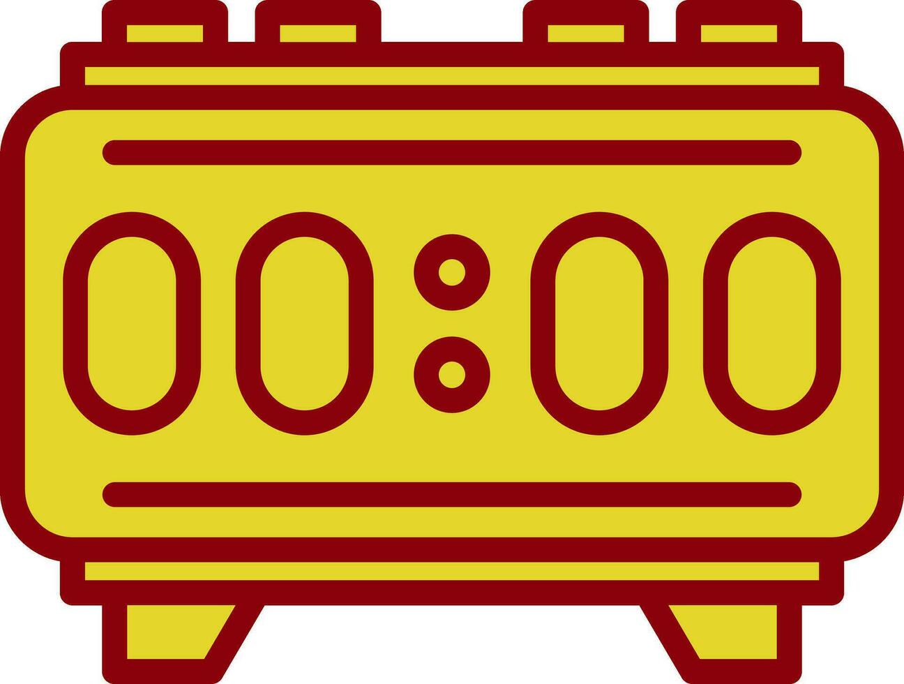 Digital Alarm Vector Icon Design