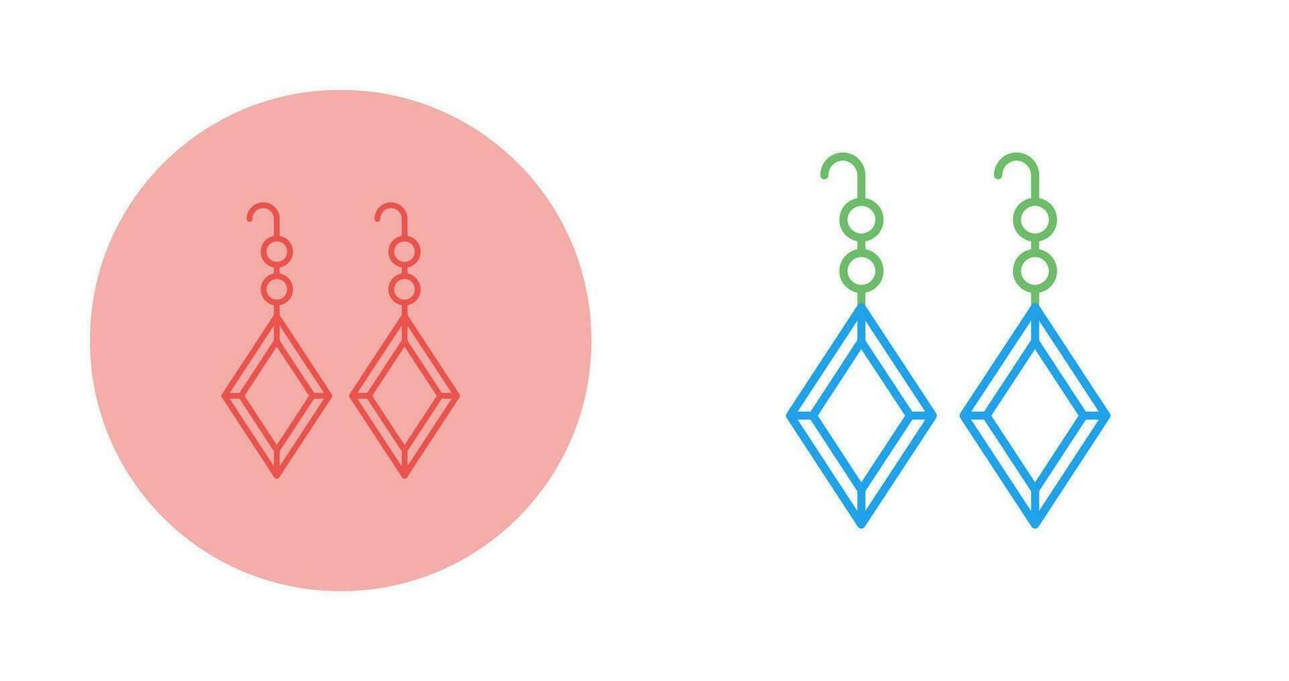 Earrings Vector Icon