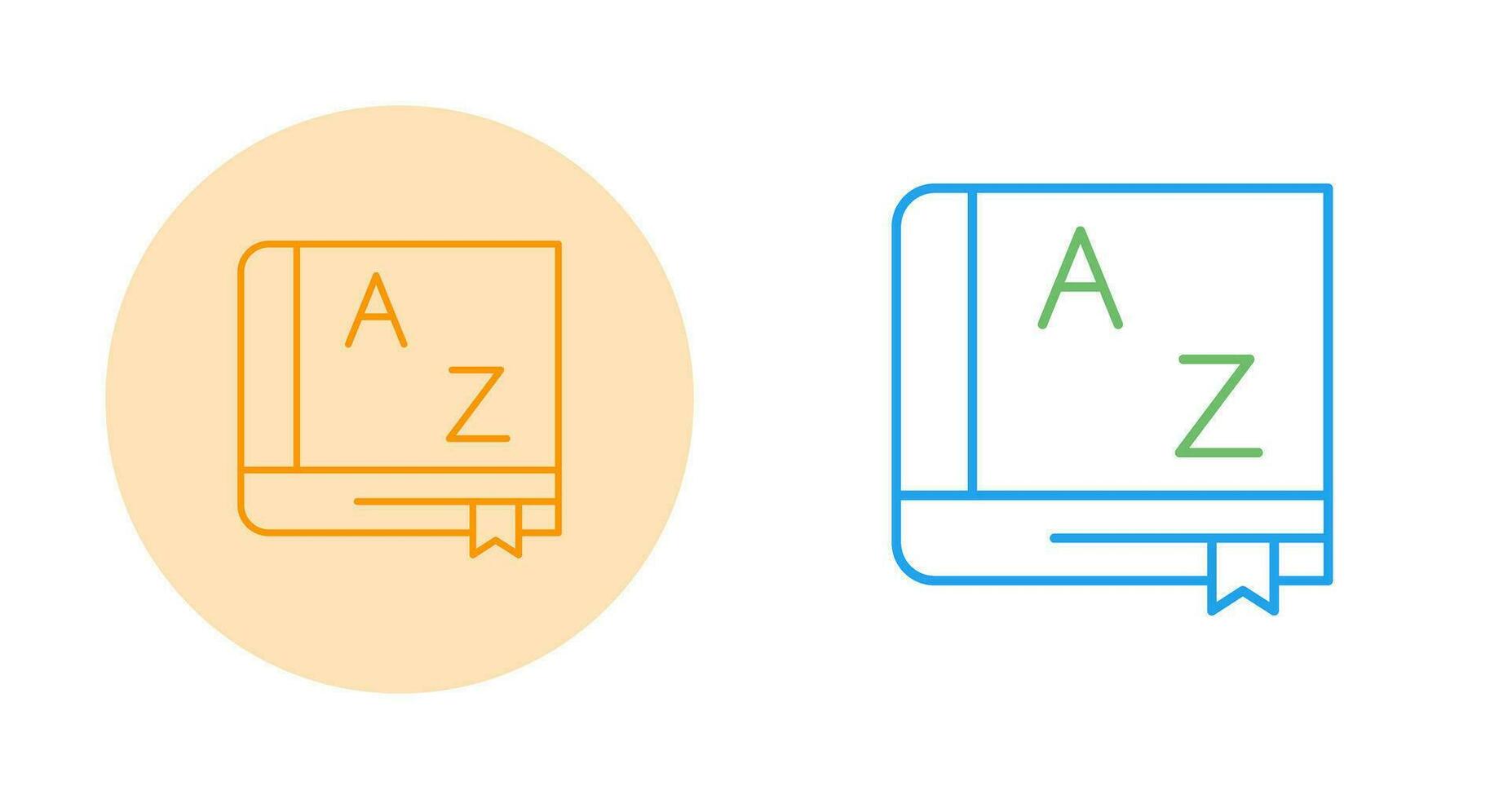 Dictionary Vector Icon