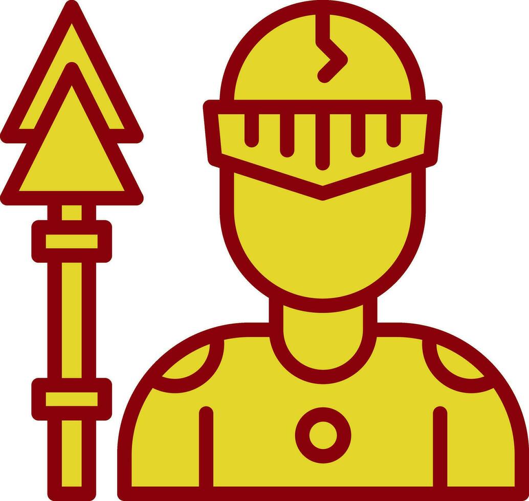 Warrior Vector Icon Design