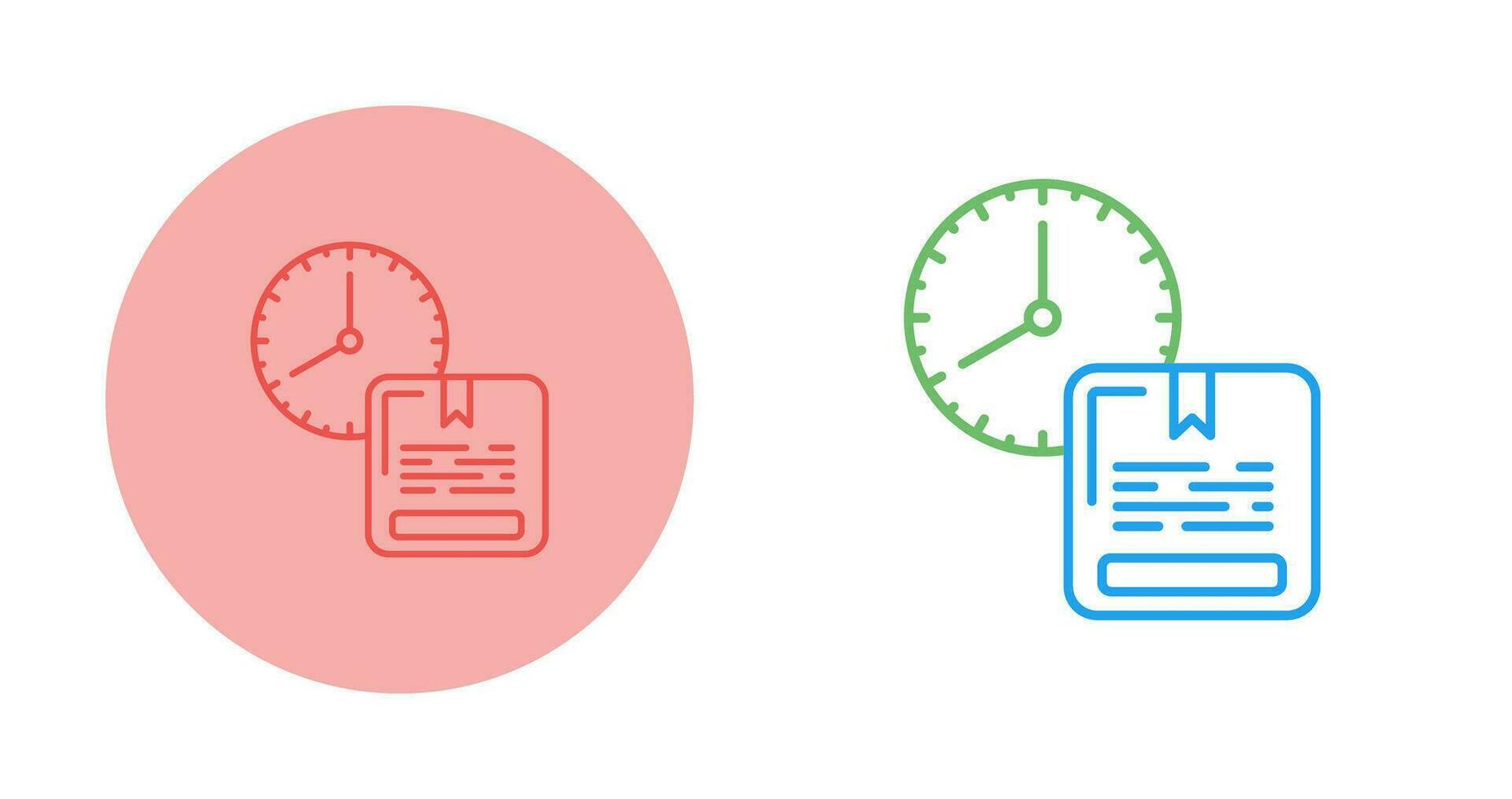 On Time Delivery Vector Icon