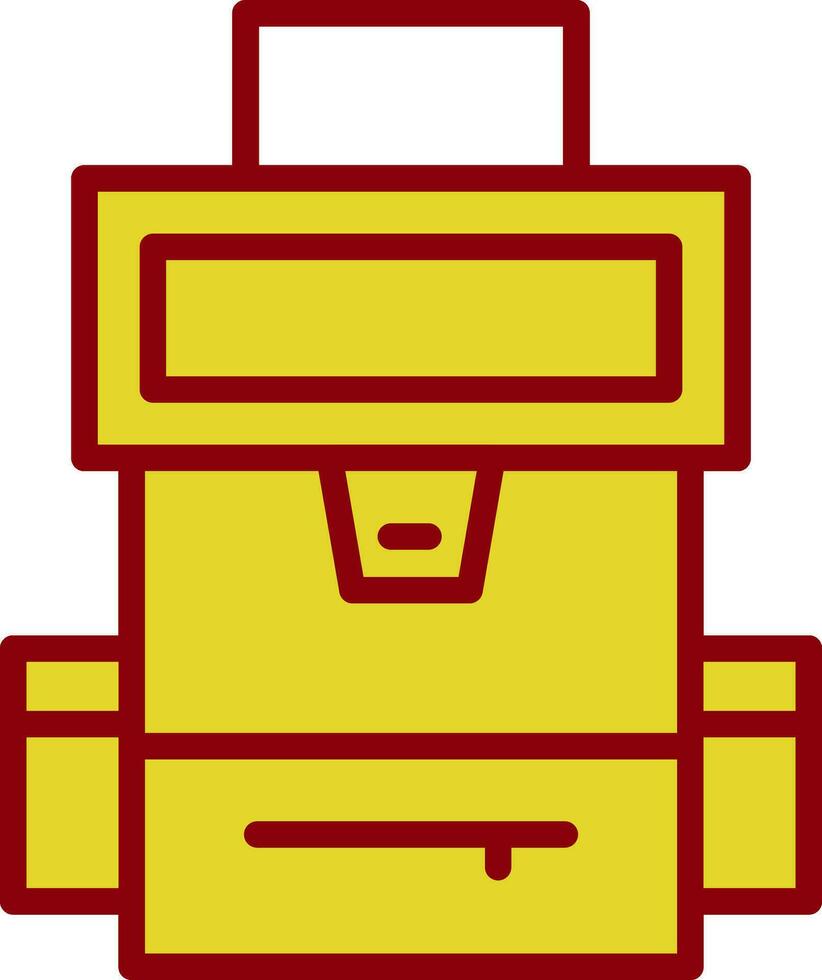 Backpack Vector Icon Design