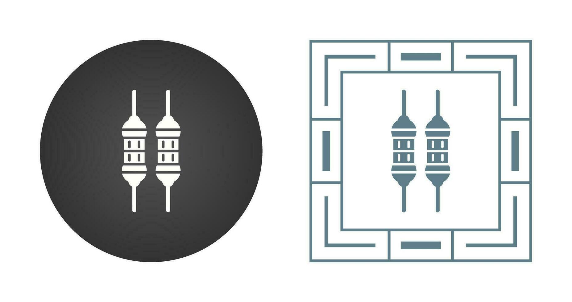 Resistor Vector Icon
