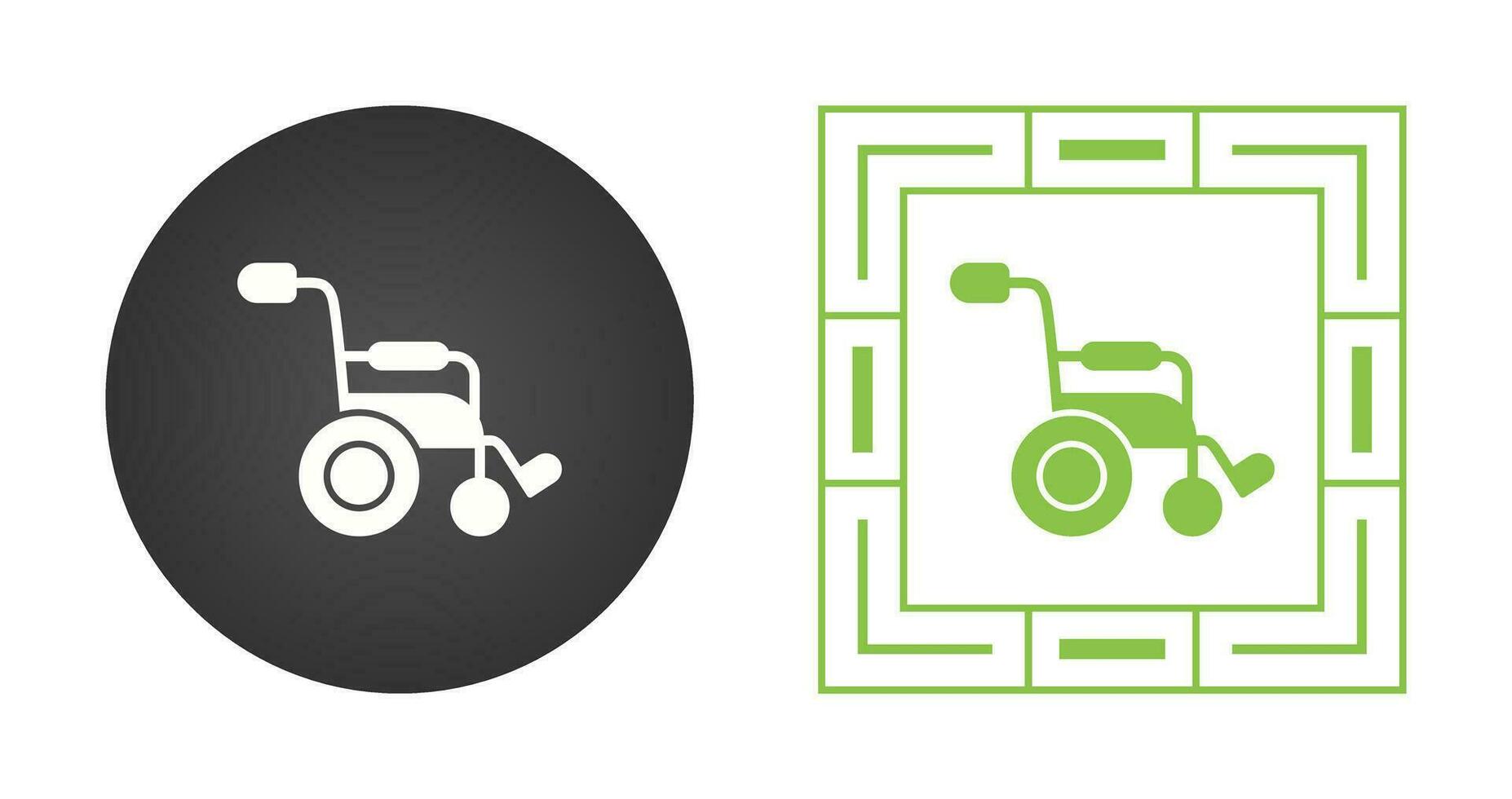 Wheel Chair Vector Icon