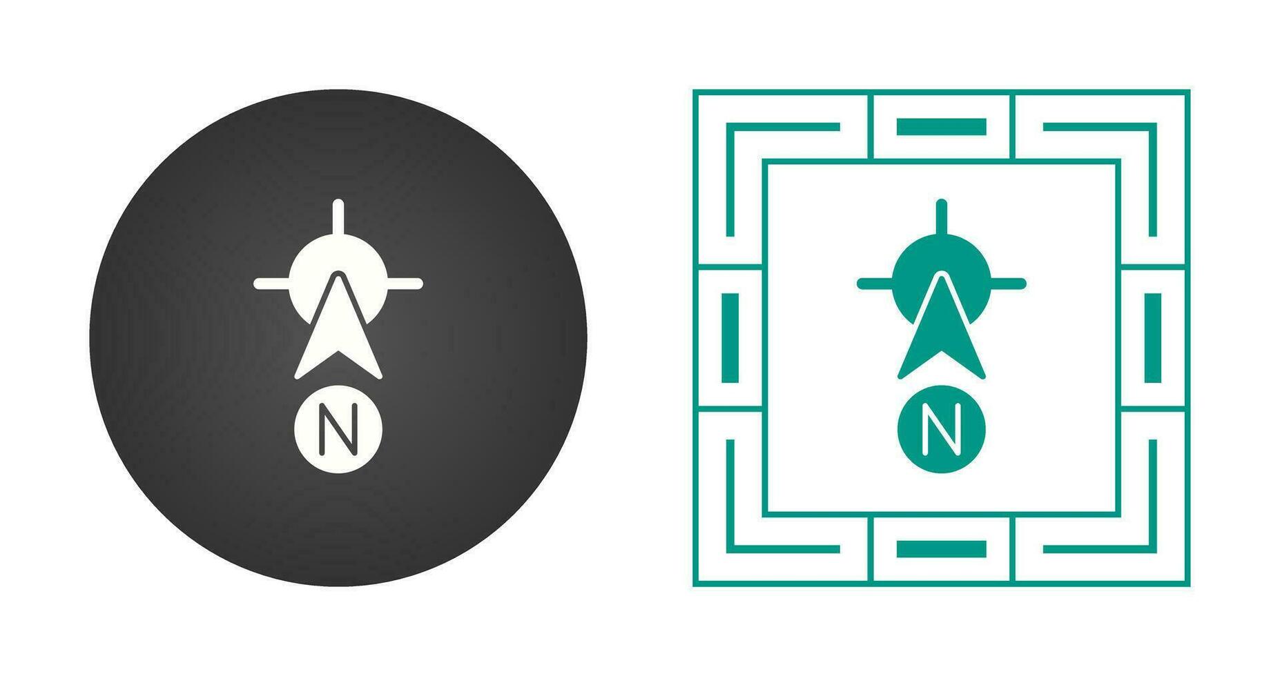North Vector Icon